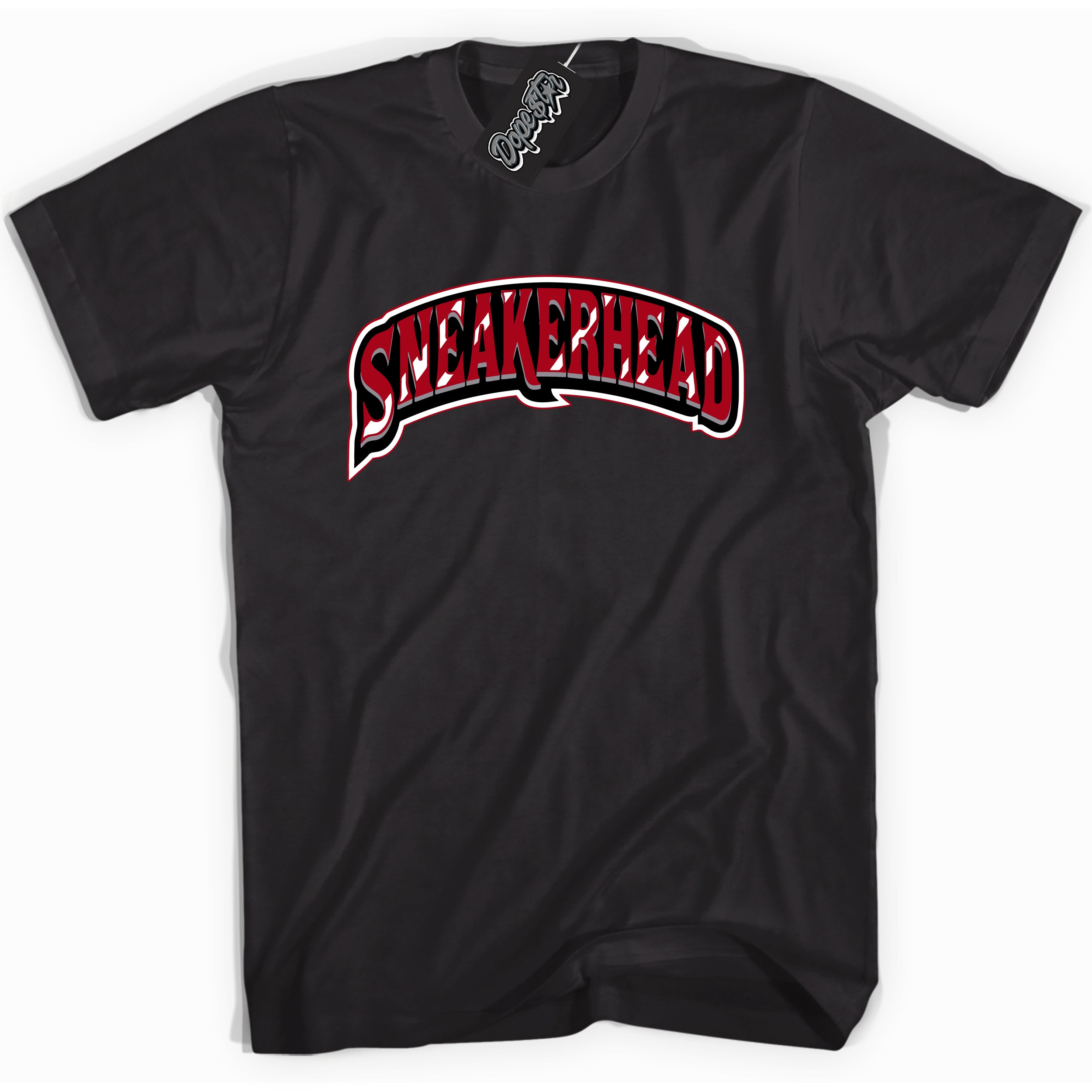 Cool Black Shirt with “ Sneakerhead” design that perfectly matches Bred Reimagined 4s Jordans.
