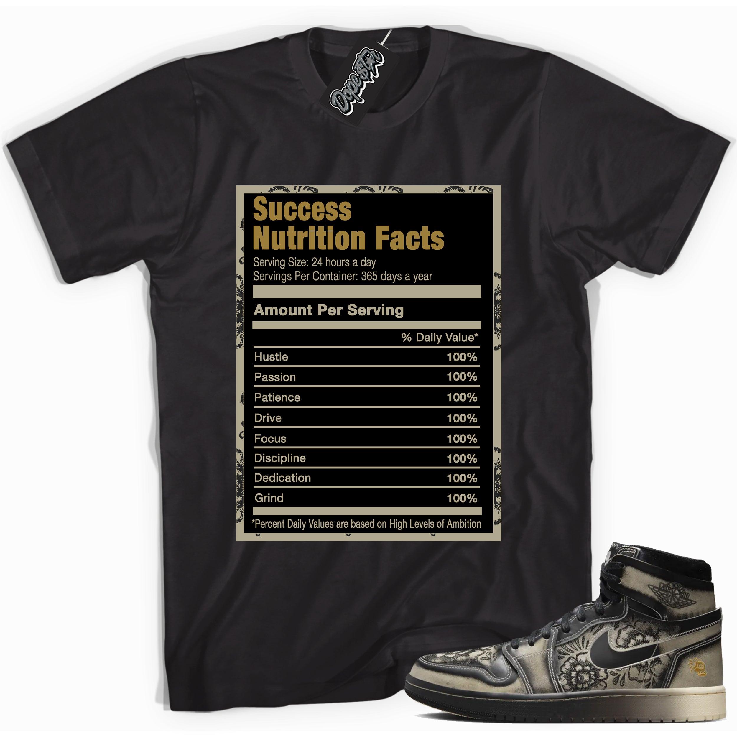 Air Jordan 1 High Zoom Comfort 2 Dia de Muertos Shirt - Success Nutrition - Sneaker Shirts Outlet