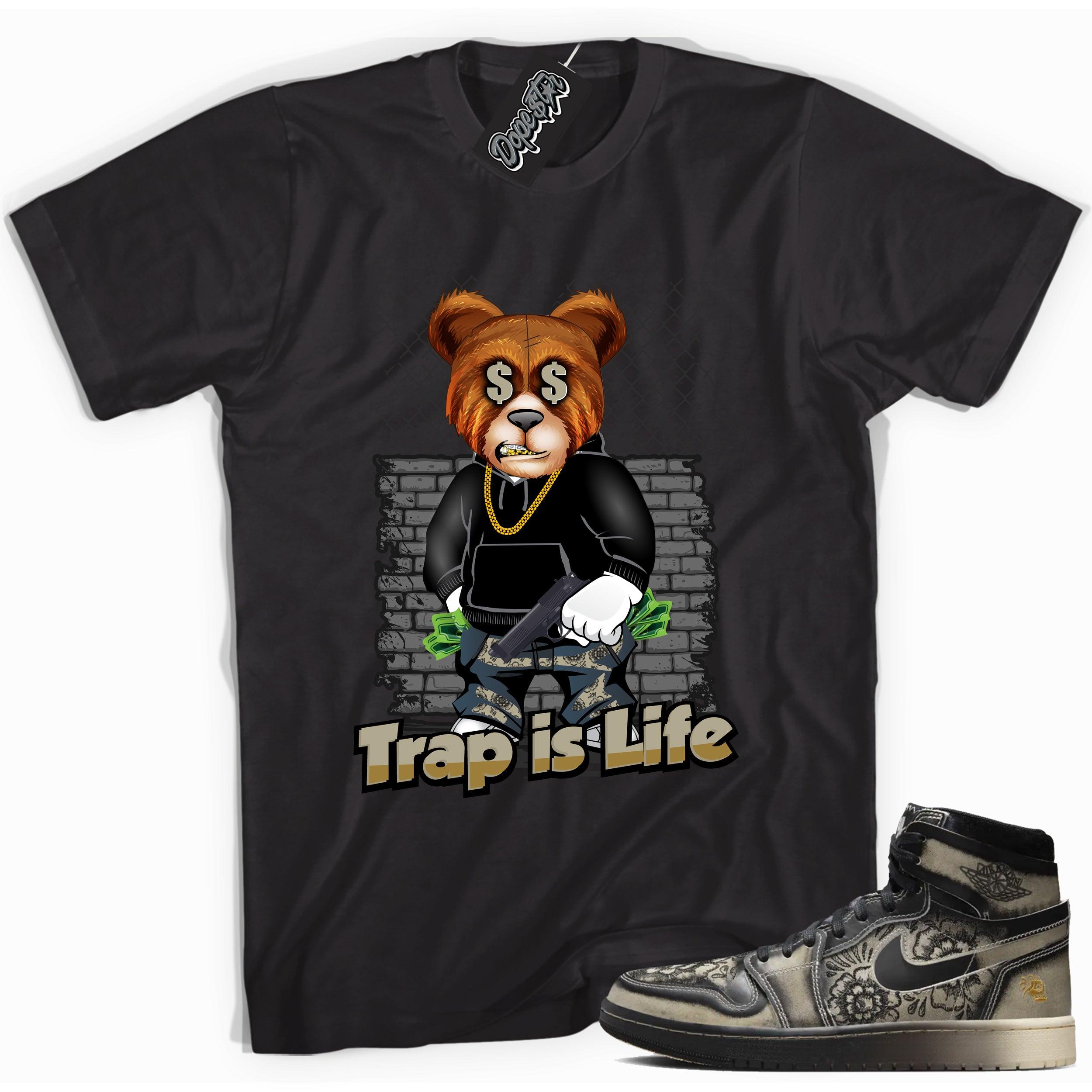 Air Jordan 1 High Zoom Comfort 2 Dia de Muertos Shirt - TRAP IS LIFE - Sneaker Shirts Outlet
