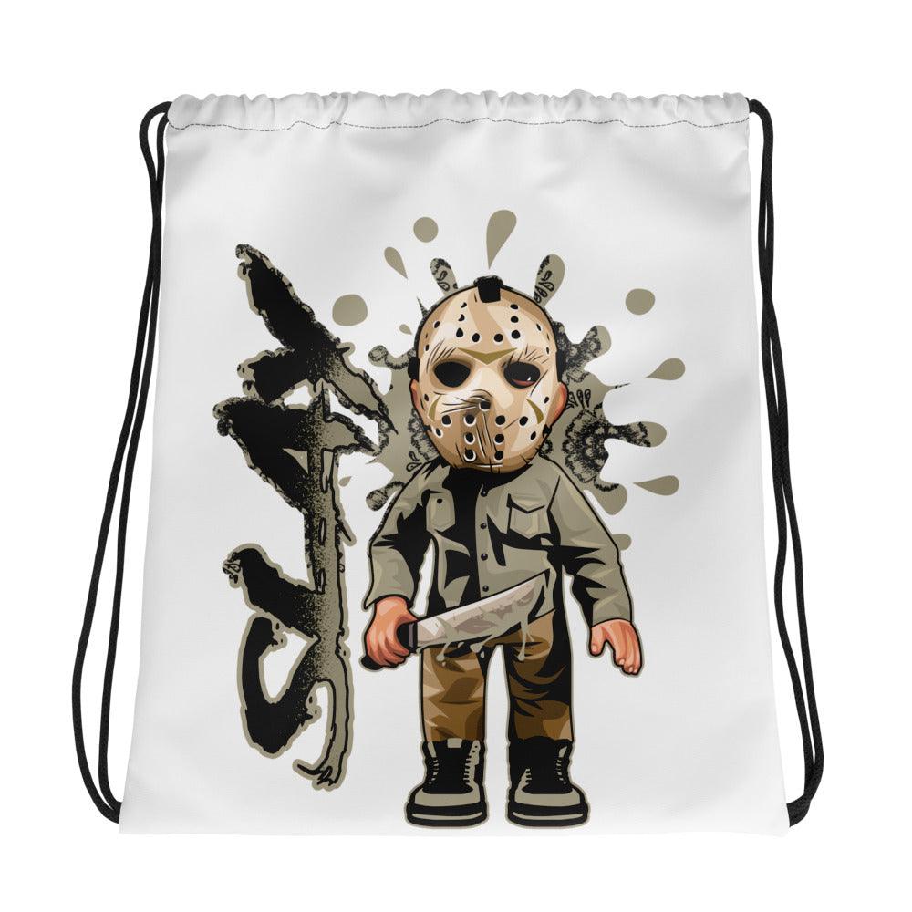 Amazing White SLAY Drawstring Bag Air Jordan 1 High Zoom Comfort 2 Dia de Muertos photo.