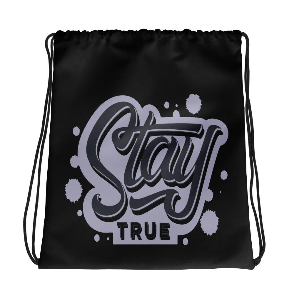 Amazing Black Stay True Drawstring Bag Air Jordan 8 Winterized photo.