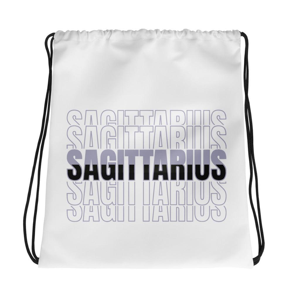 Amazing White Sagittarius Drawstring Bag Air Jordan 8 Winterized photo.