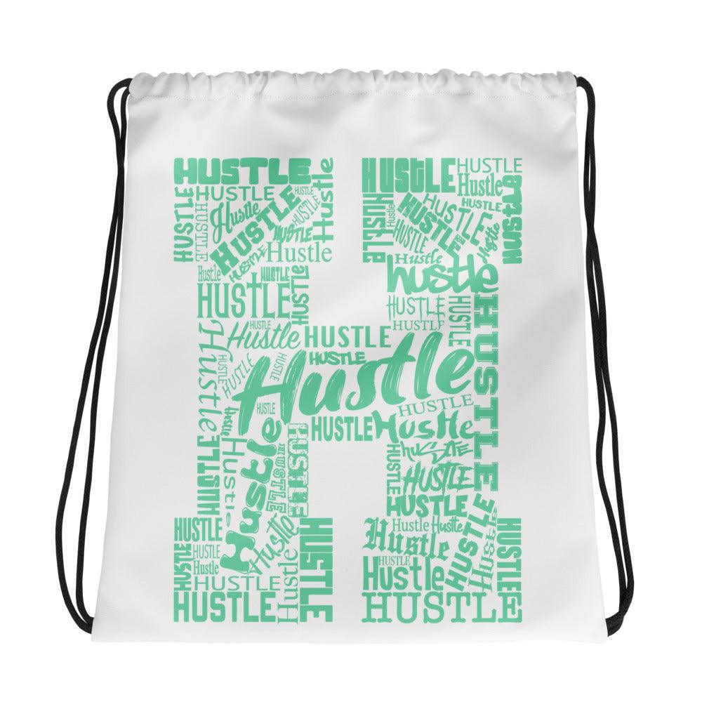 Amazing White Hustle Drawstring Bag Nike Dunk Green Glow photo.
