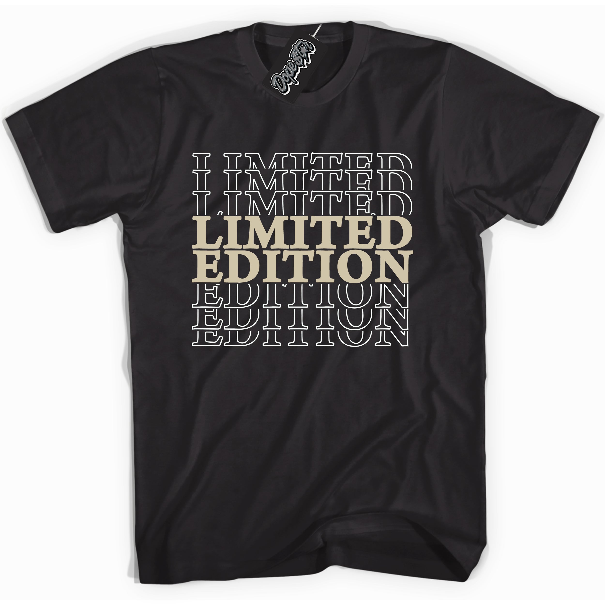 Cool Black graphic tee with “ Limited Edition ” print, that perfectly matches AIR JORDAN 11 GRATITUDE sneakers
