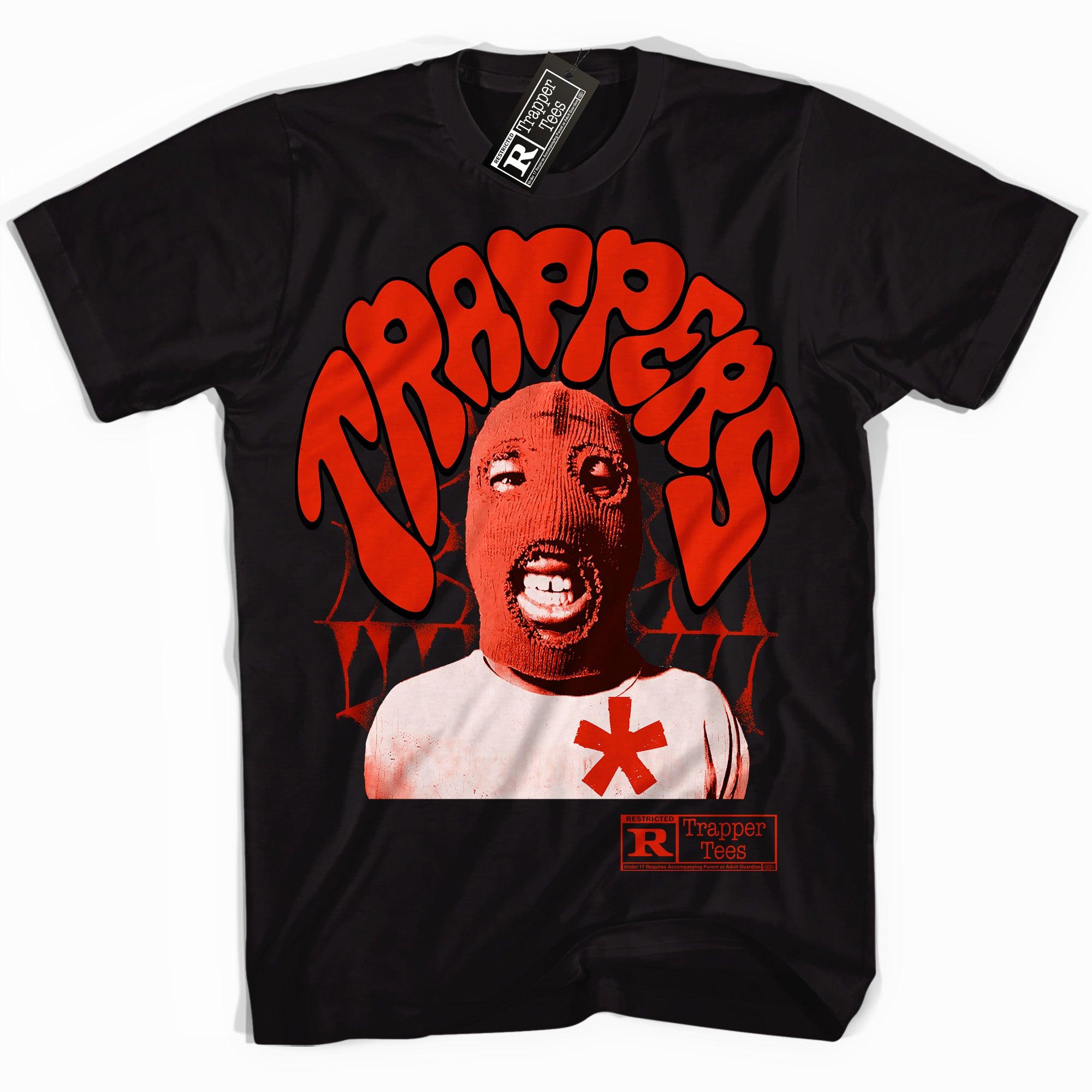Cool Black graphic tee with “ Trapper Ski Mask ” print, that perfectly matches Air Jordan 11 Cherry sneakers