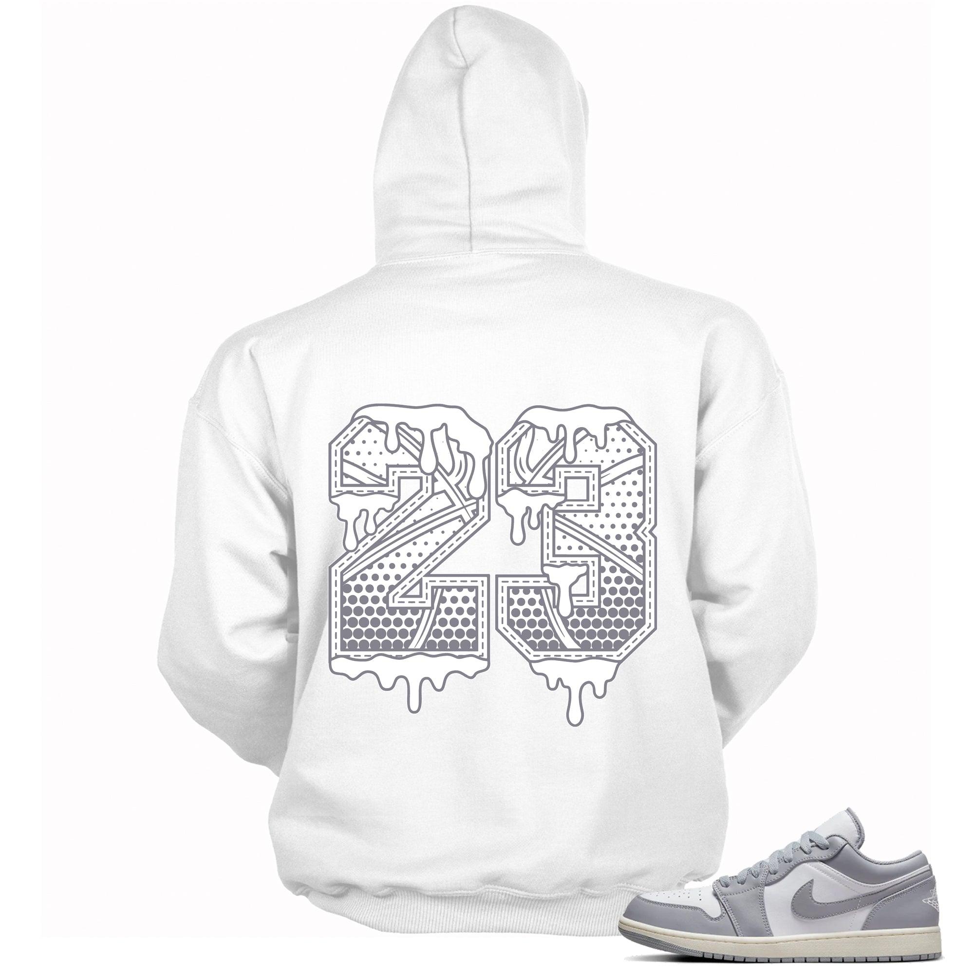 23 Ball Hoodie AJ 1 Low Vintage Stealth Grey photo