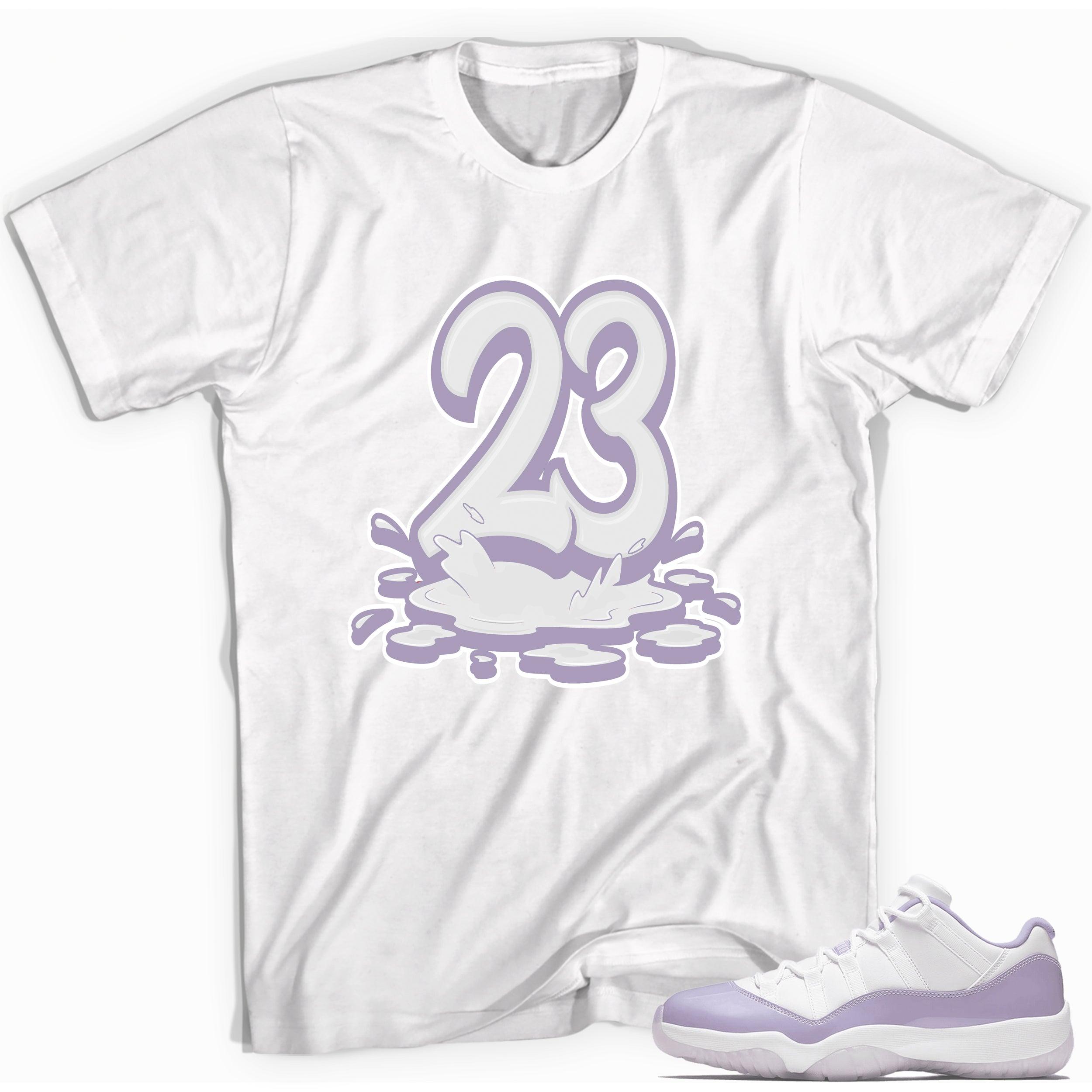 23 Melting Sneaker Tee AJ 11 Retro Low Pure Violet photo