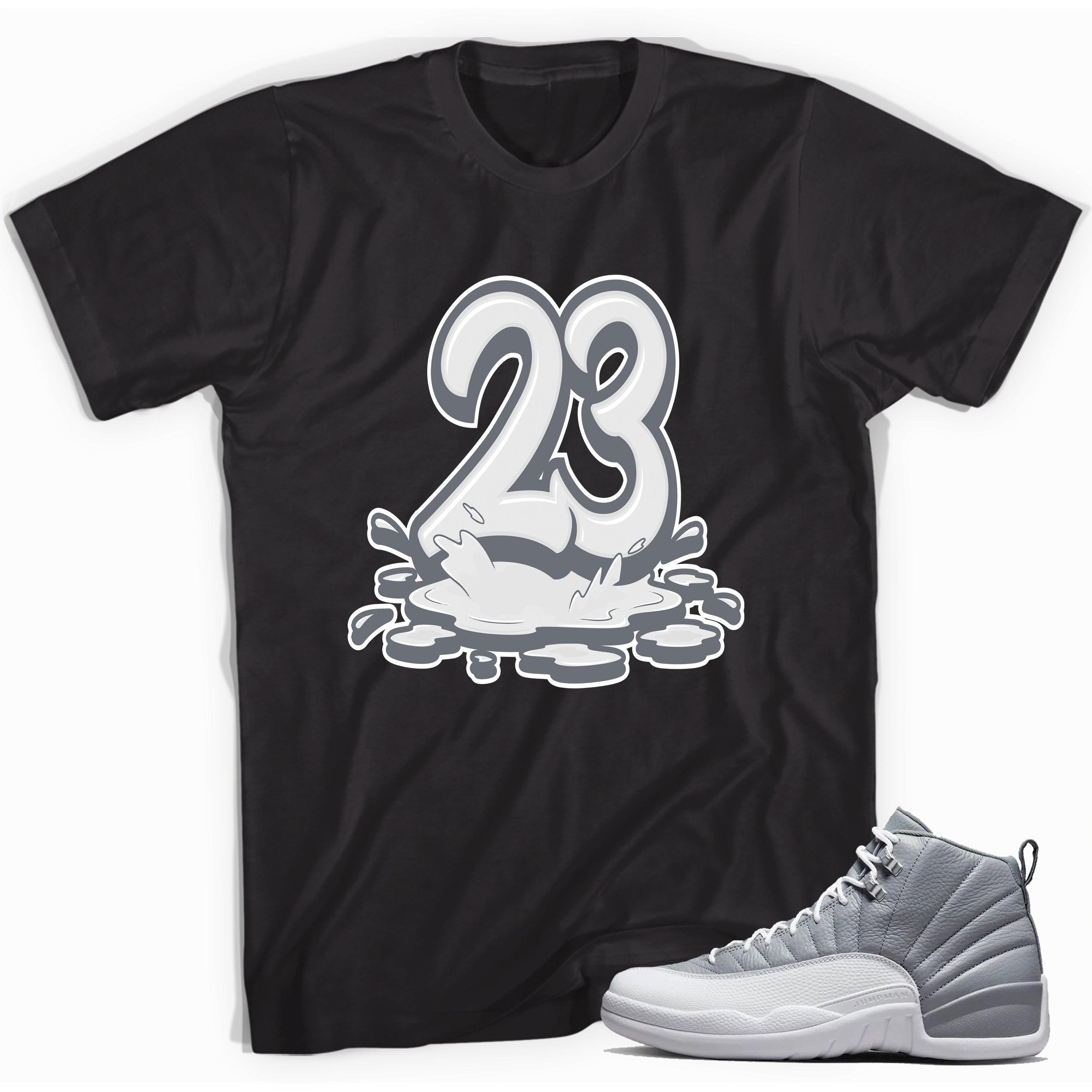 23 Melting Shirt AJ 12 Retro Stealth photo