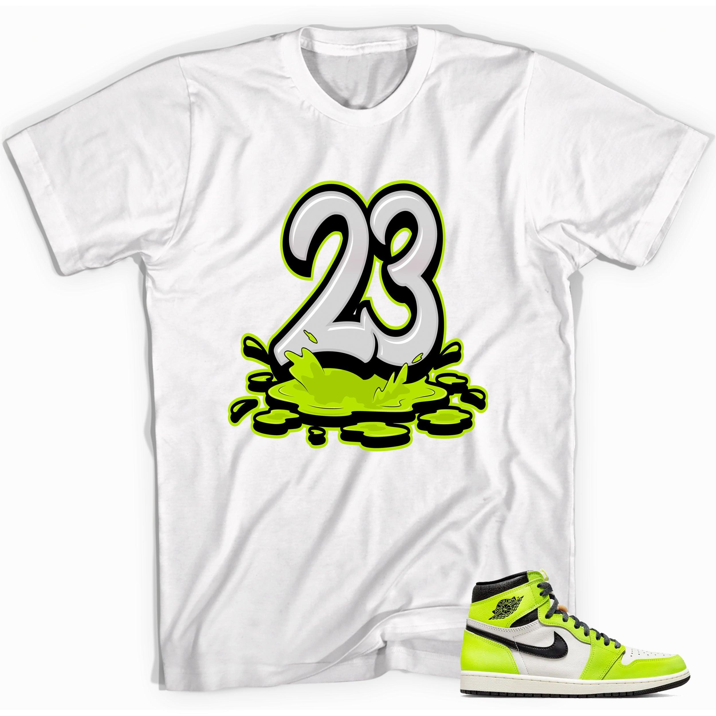23 Melting Shirt AJ 1 High OG Visionaire photo