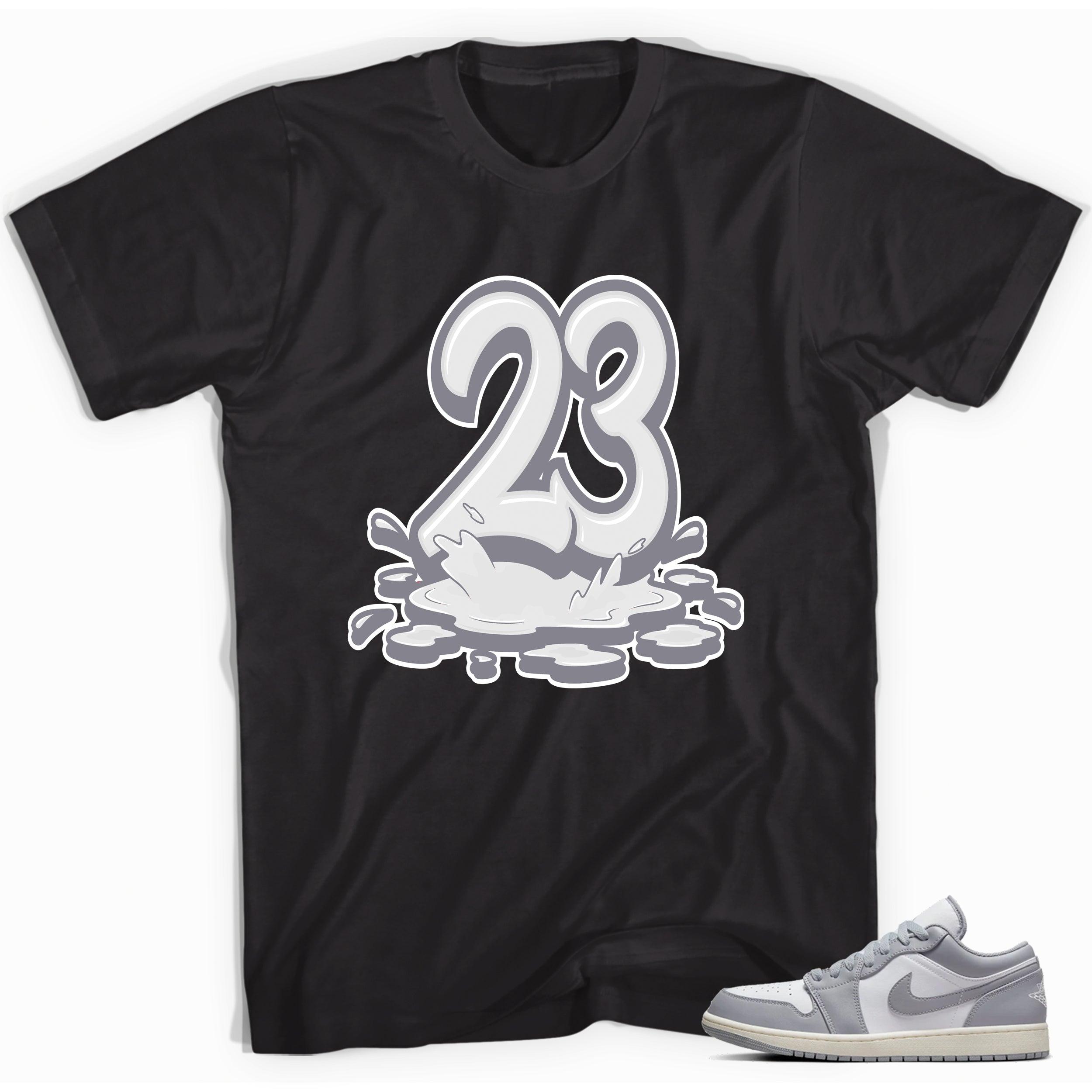 23 Melting Shirt AJ 1 Low Vintage Stealth Grey photo