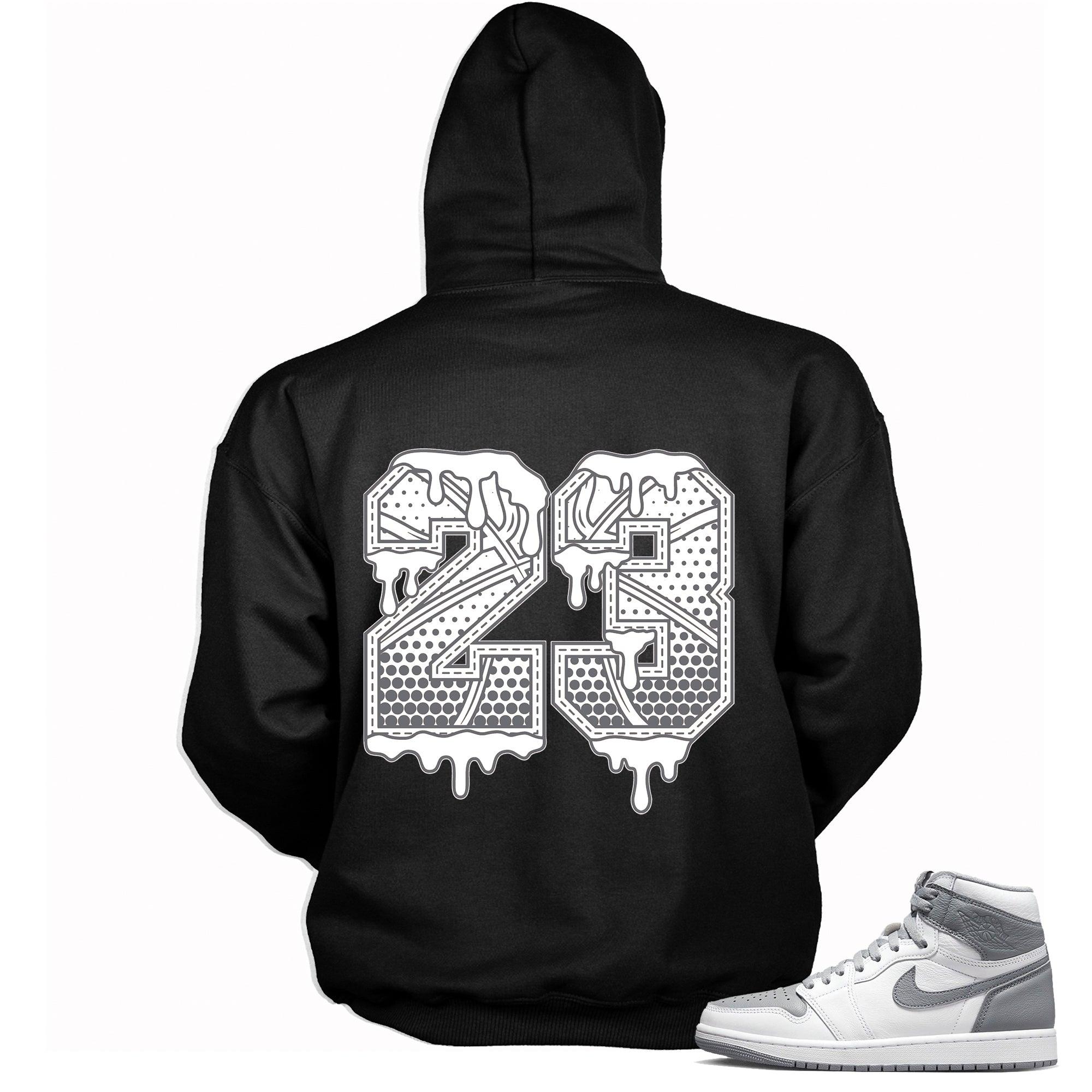 Number 23 Ball Hoodie Jordan 1s High OG Stealth photo