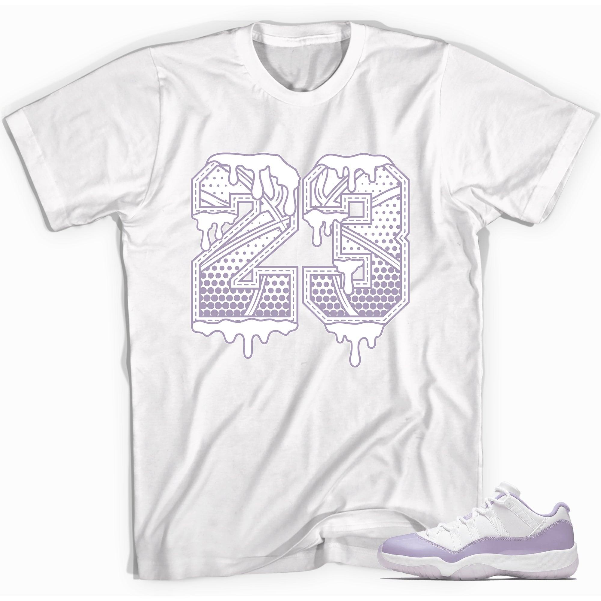 23 Ball Sneaker Tee AJ 11 Retro Low Pure Violet photo