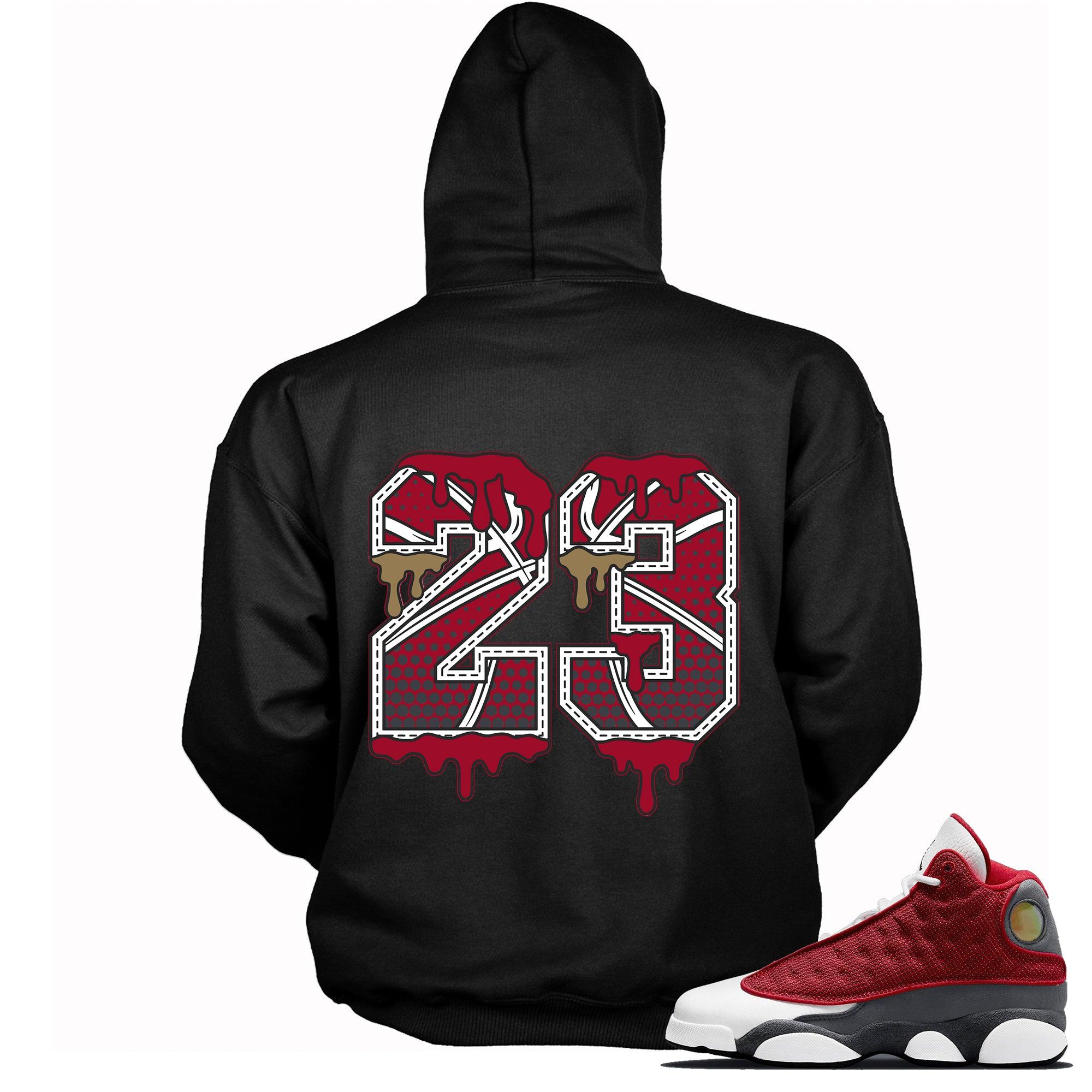 Number 23 Ball Hoodie AJ 13 Red Flint photo