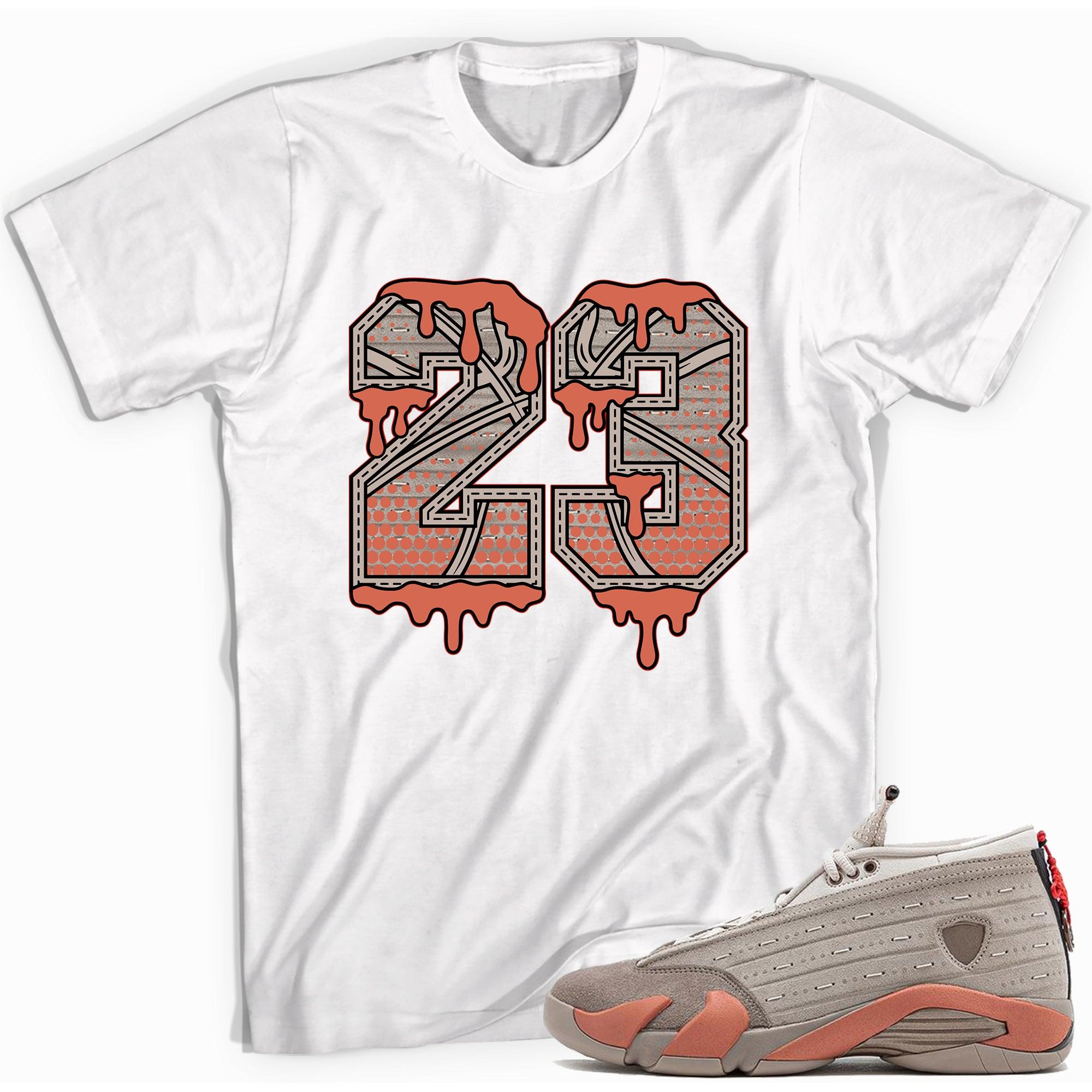 Number 23 Ball Shirt AJ 14 Low Terracotta photo
