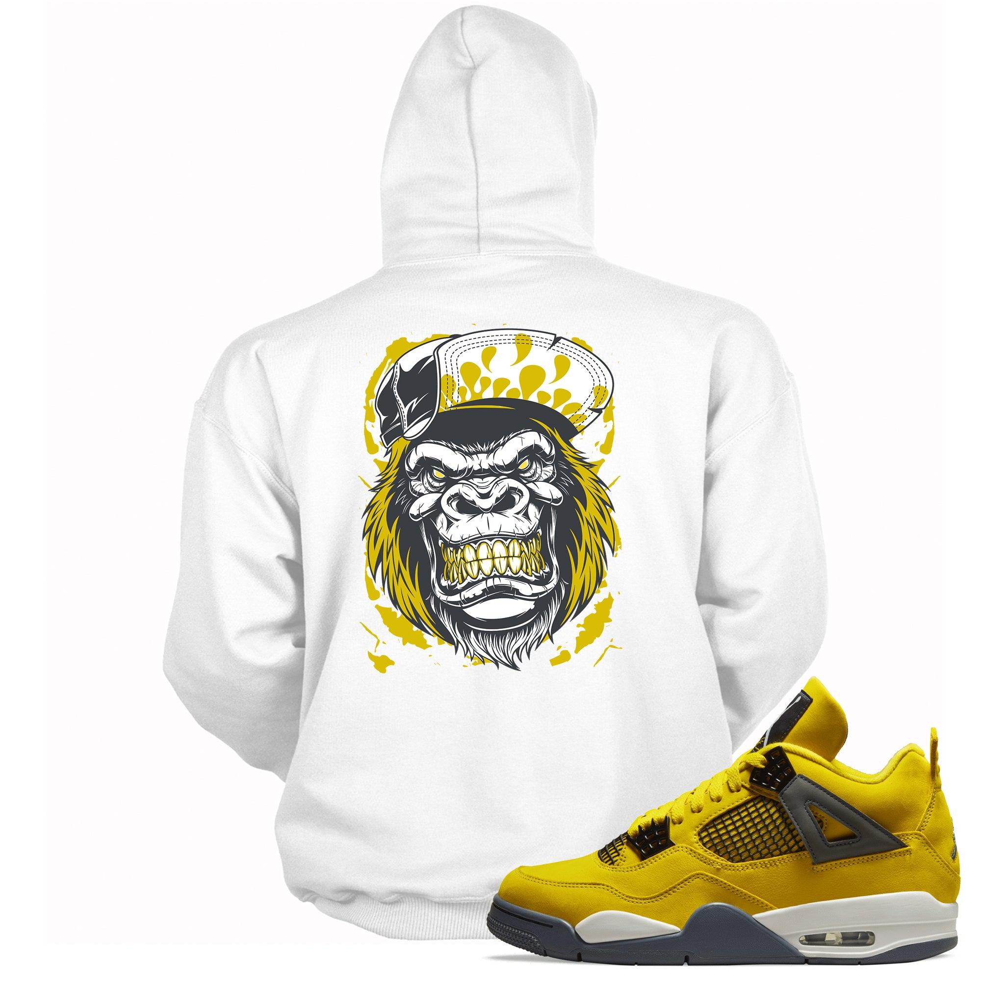 Gorilla Beast Hoodie AJ 4 Retro Lightning 2021 photo
