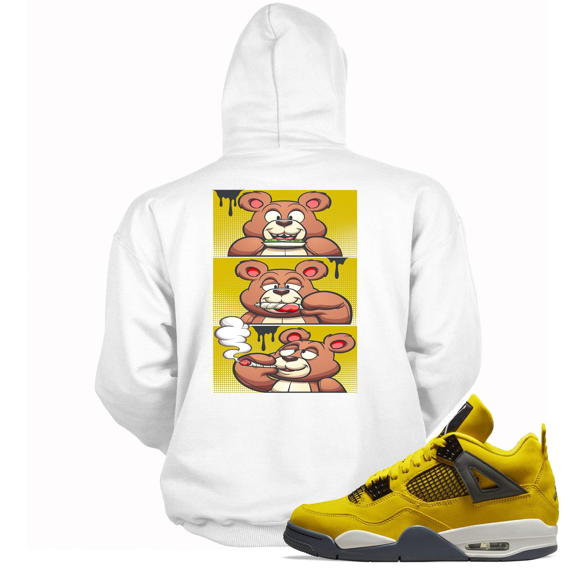 Roll It Hooded Sneaker Sweatshirt AJ 4 Retro Lightning photo