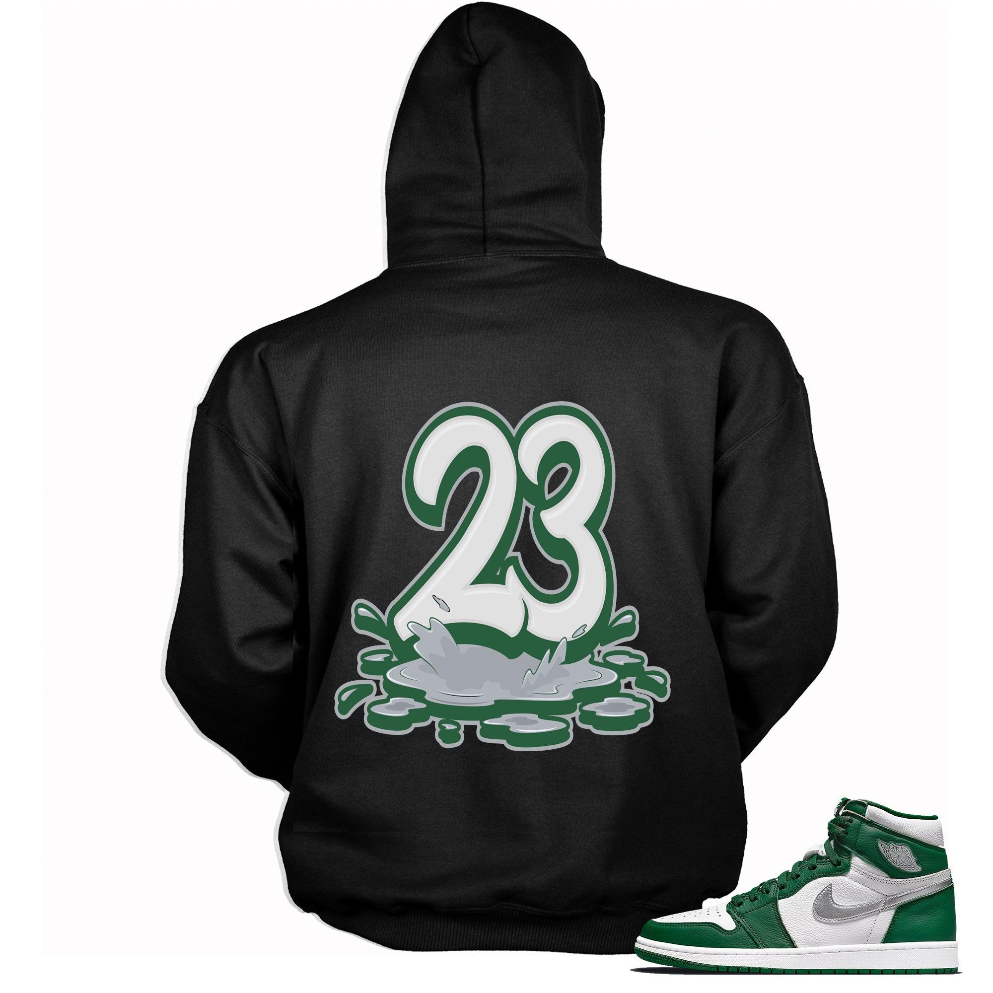 Number 23 Melting Hoodie AJ 1 Retro High OG Gorge Green photo