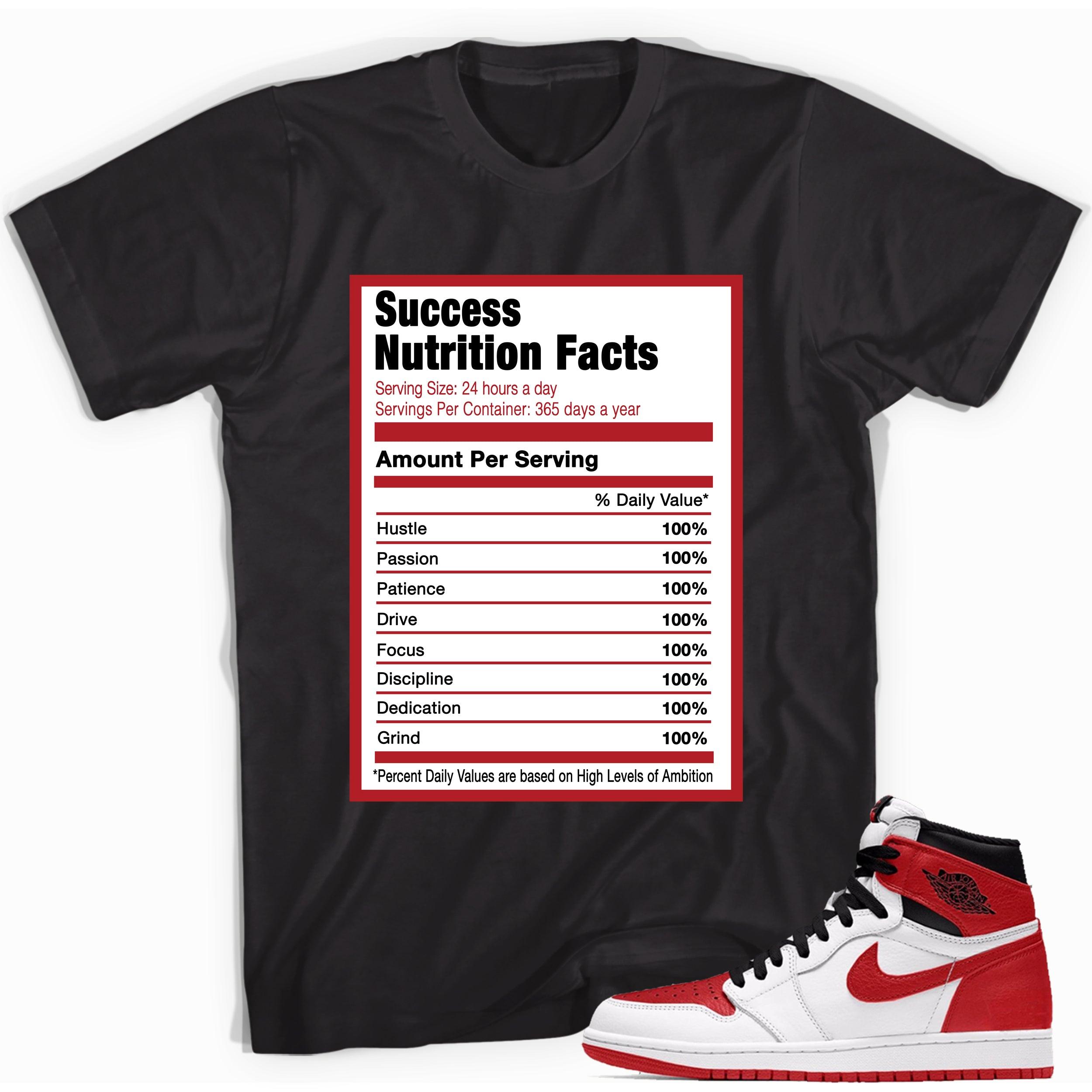 Success Nutrition Shirt AJ 1 Retro High OG Heritage photo
