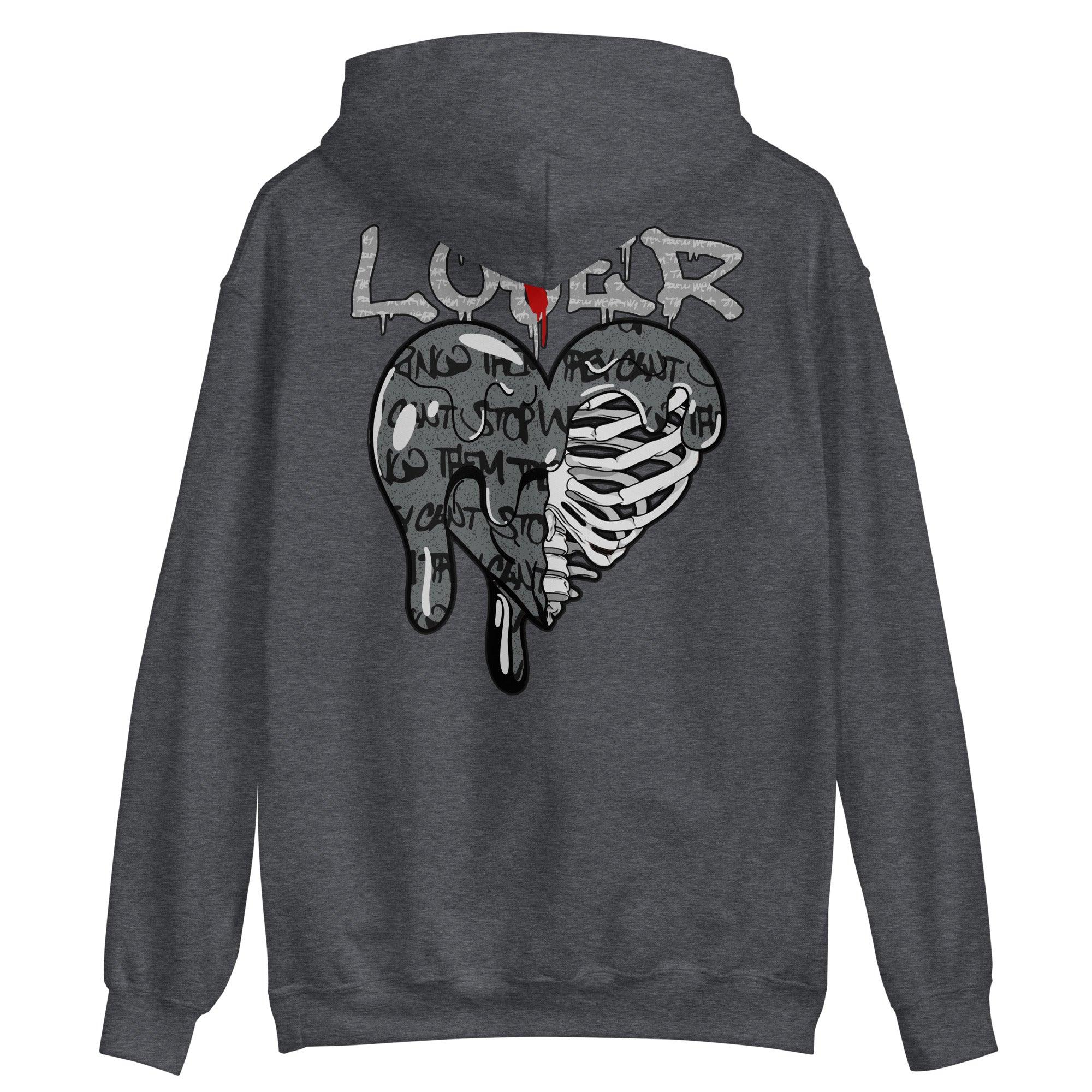 Dark Gray Lover Hoodie Jordan 1s High OG Rebellionaire photo