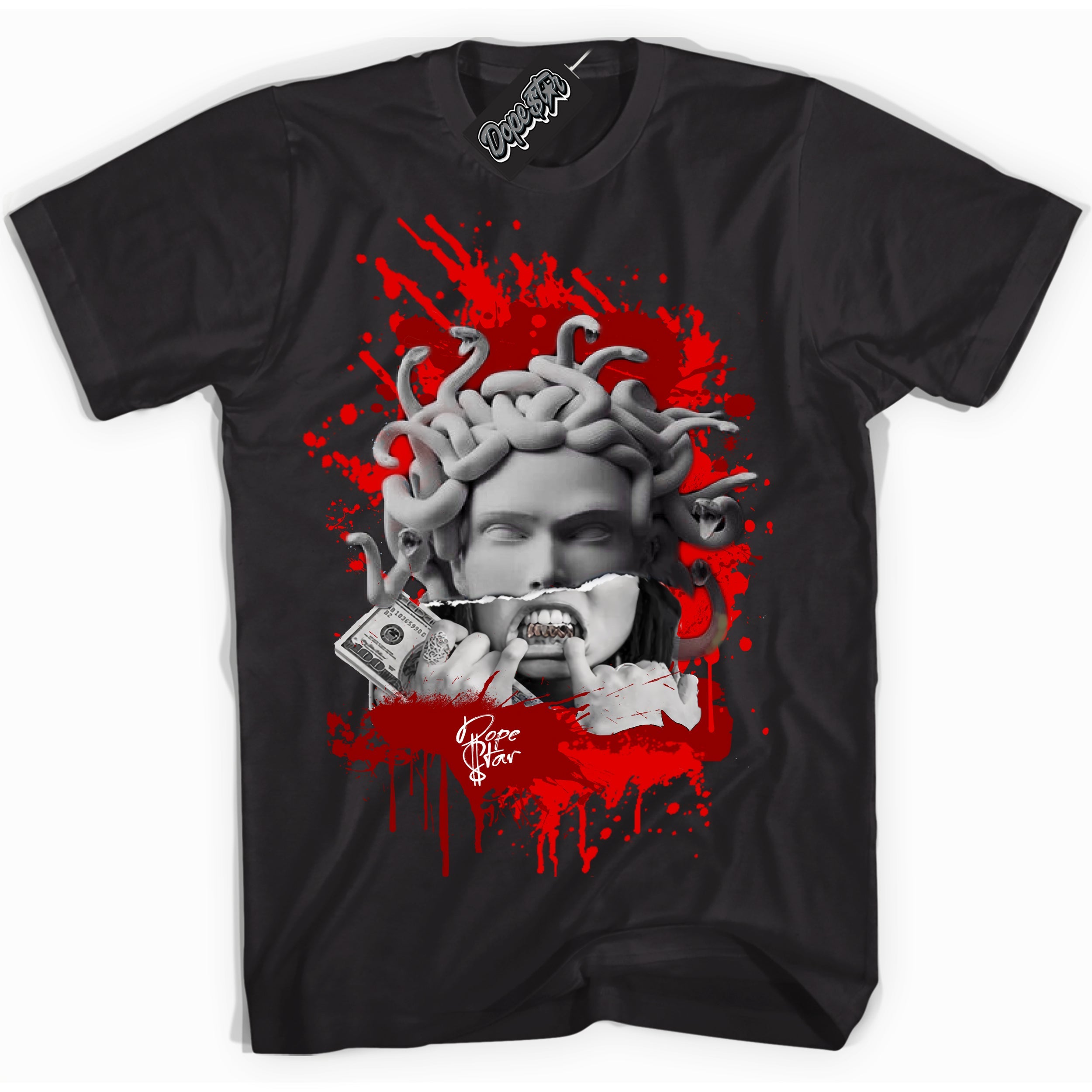 Cool Multi-colored Tees, Hoodies, Socks, And Drawstring Bags By Dope Star Clothing®. Sneaker Clothing and Sneaker Accessories to Match the latest Jordans. 