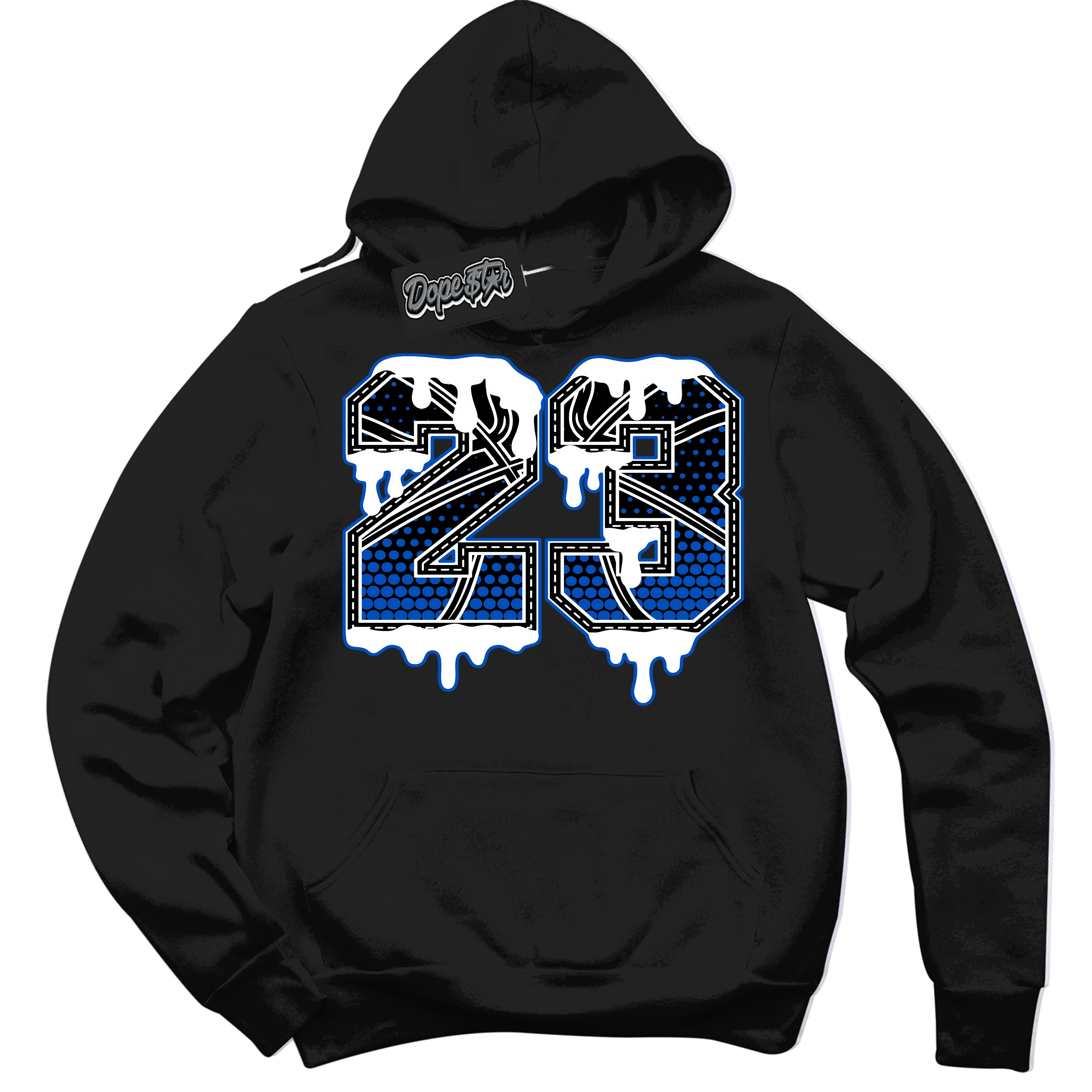 Dunk Low Astronomy Blue '23 Ball' Hoodie – Black Streetwear Sweatshirt | Sneaker Matching Hoodie for Dunk Low Astronomy Blue | Men's & Women's Streetwear Outfit by Sneaker Shirts Outlet.