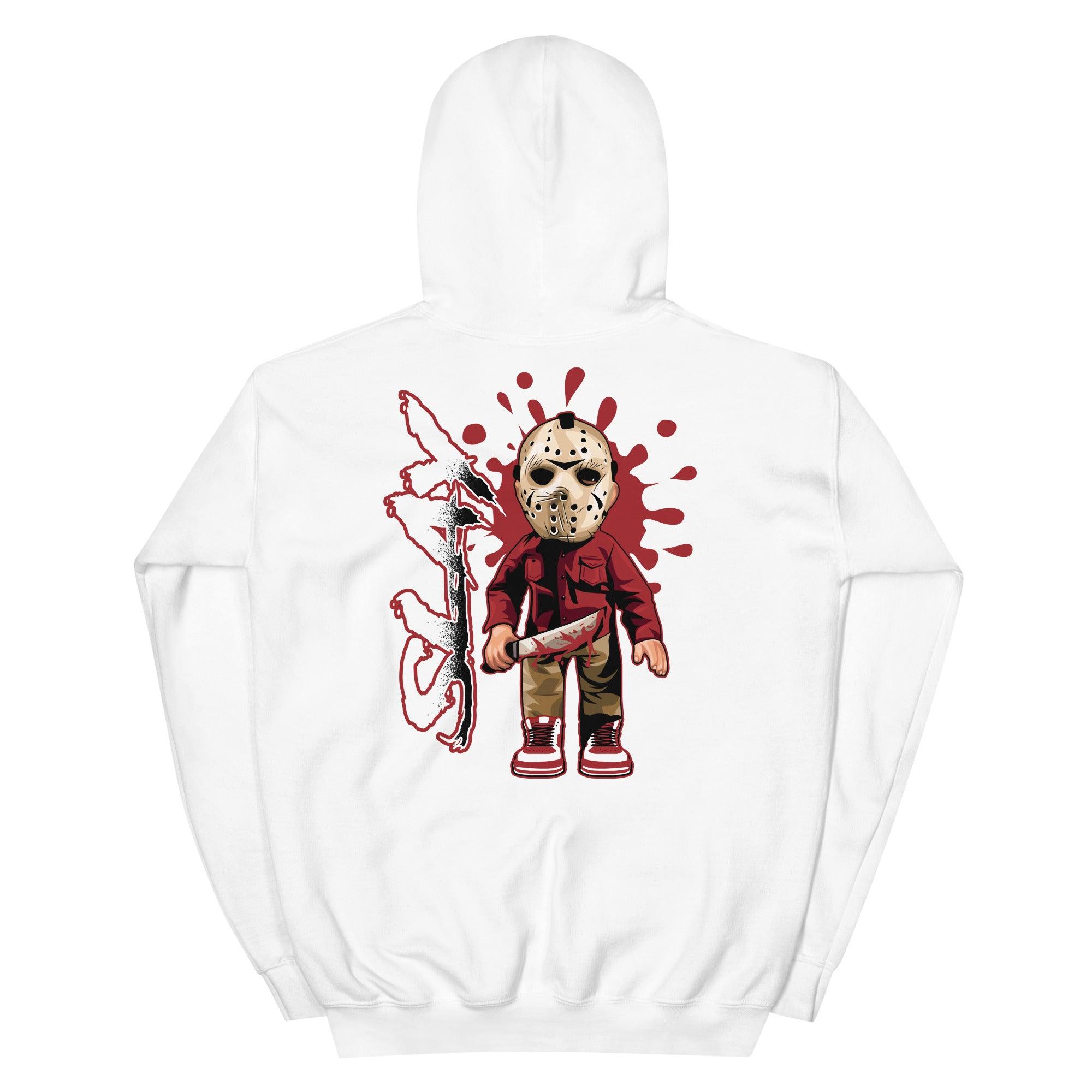 1 Mid Gym Red Black White Hoodie Slay
