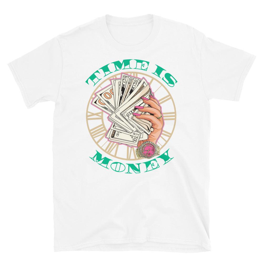 1s Mid Paint Drip (GS) Shirt Time Is Money