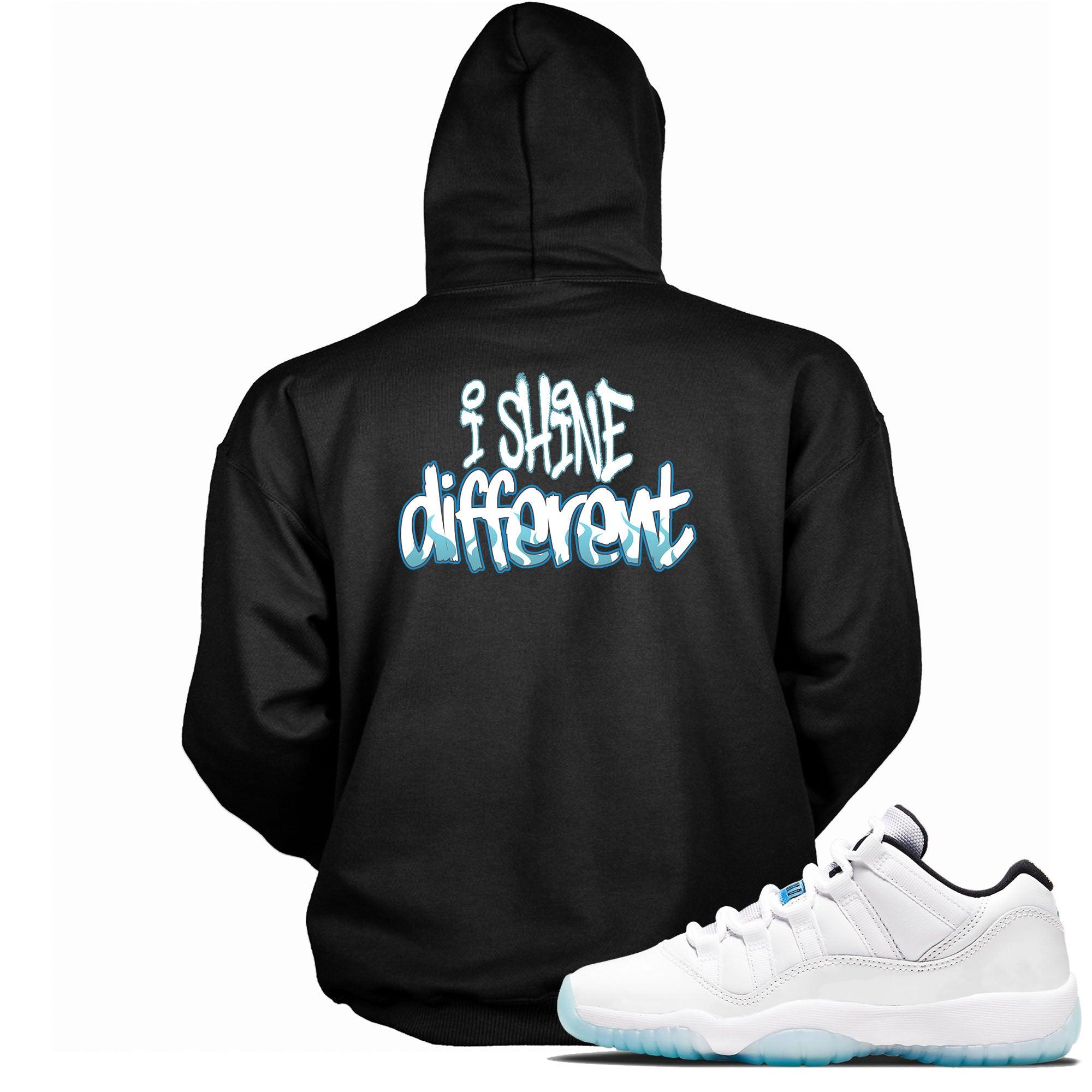 11s Low Legend Blue Hoodie Shine Different