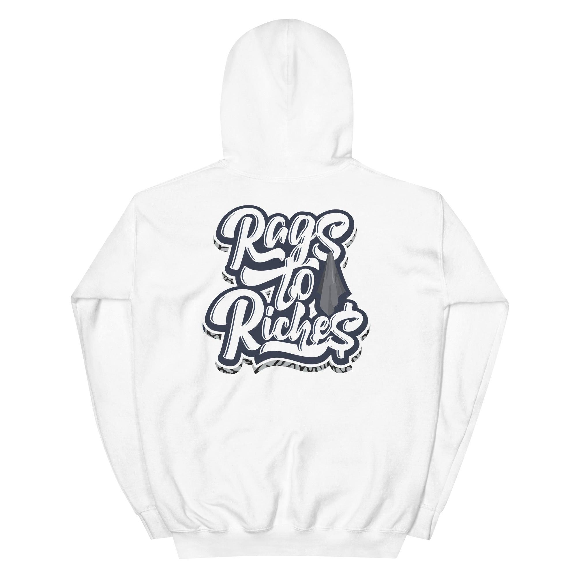 3 Midnight Navy Hoodie Rags To Riches