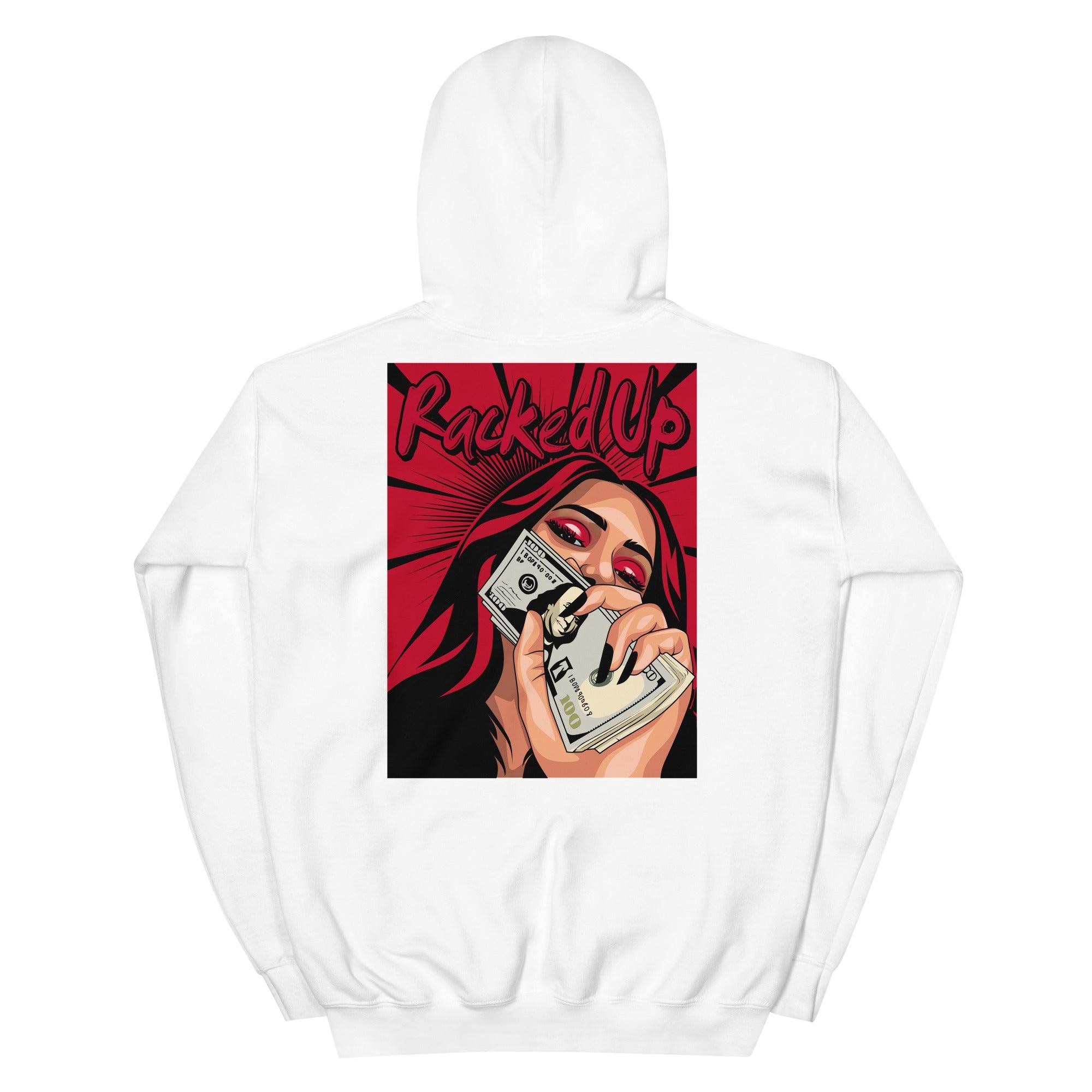 4 Red Thunder Hoodie Racked Up