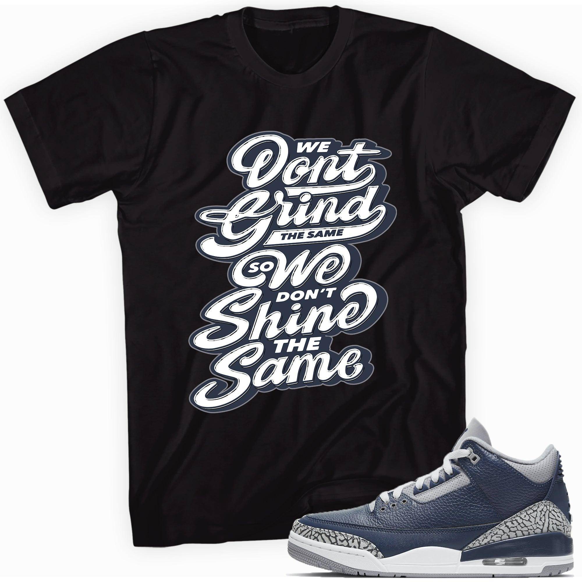 3 Midnight Navy Shirt We Grind