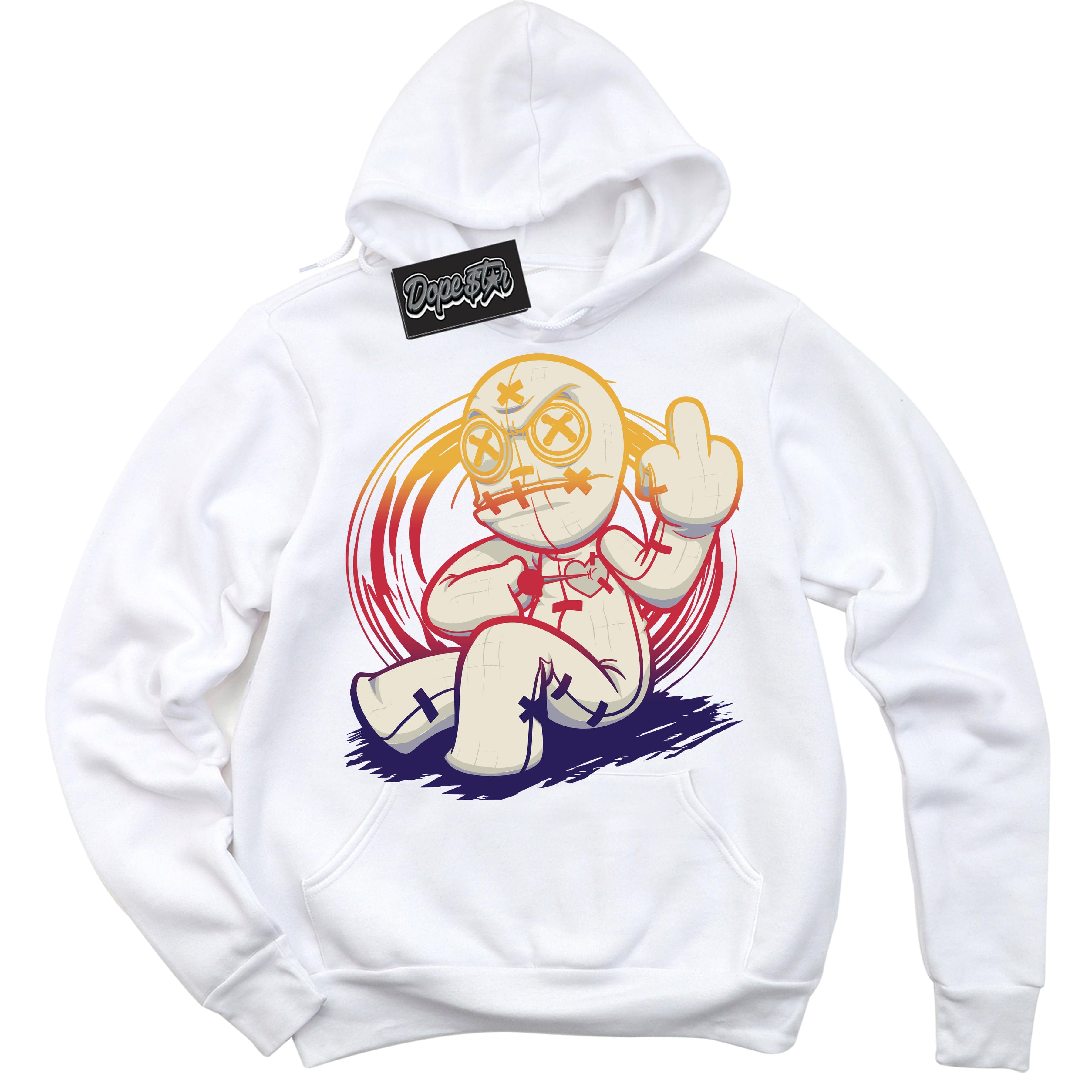 J Balvin Sunset 3s DopeStar Hoodie VooDoo Doll Graphic