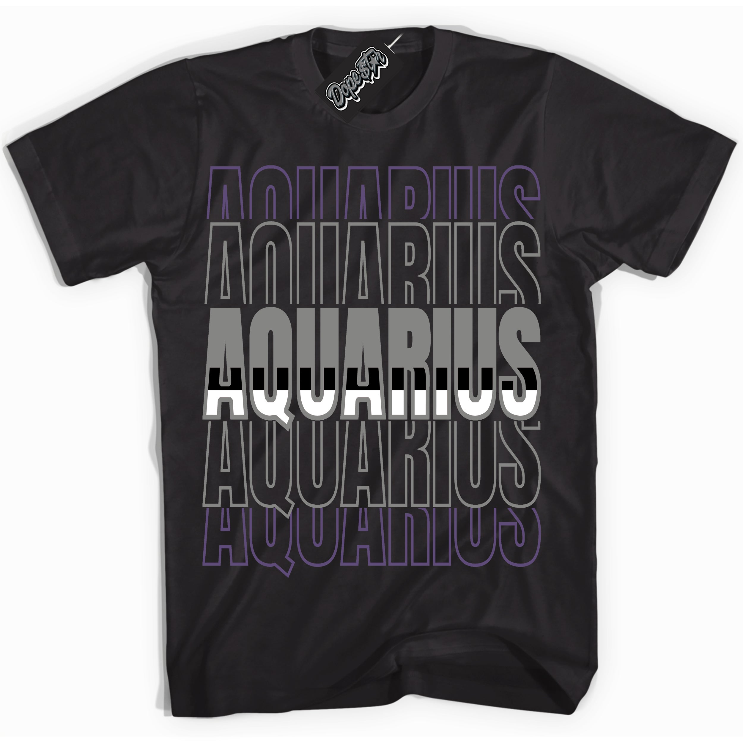 Cool Black Shirt with “ Aquarius” design that perfectly matches Punk Rock 1s Sneakers.