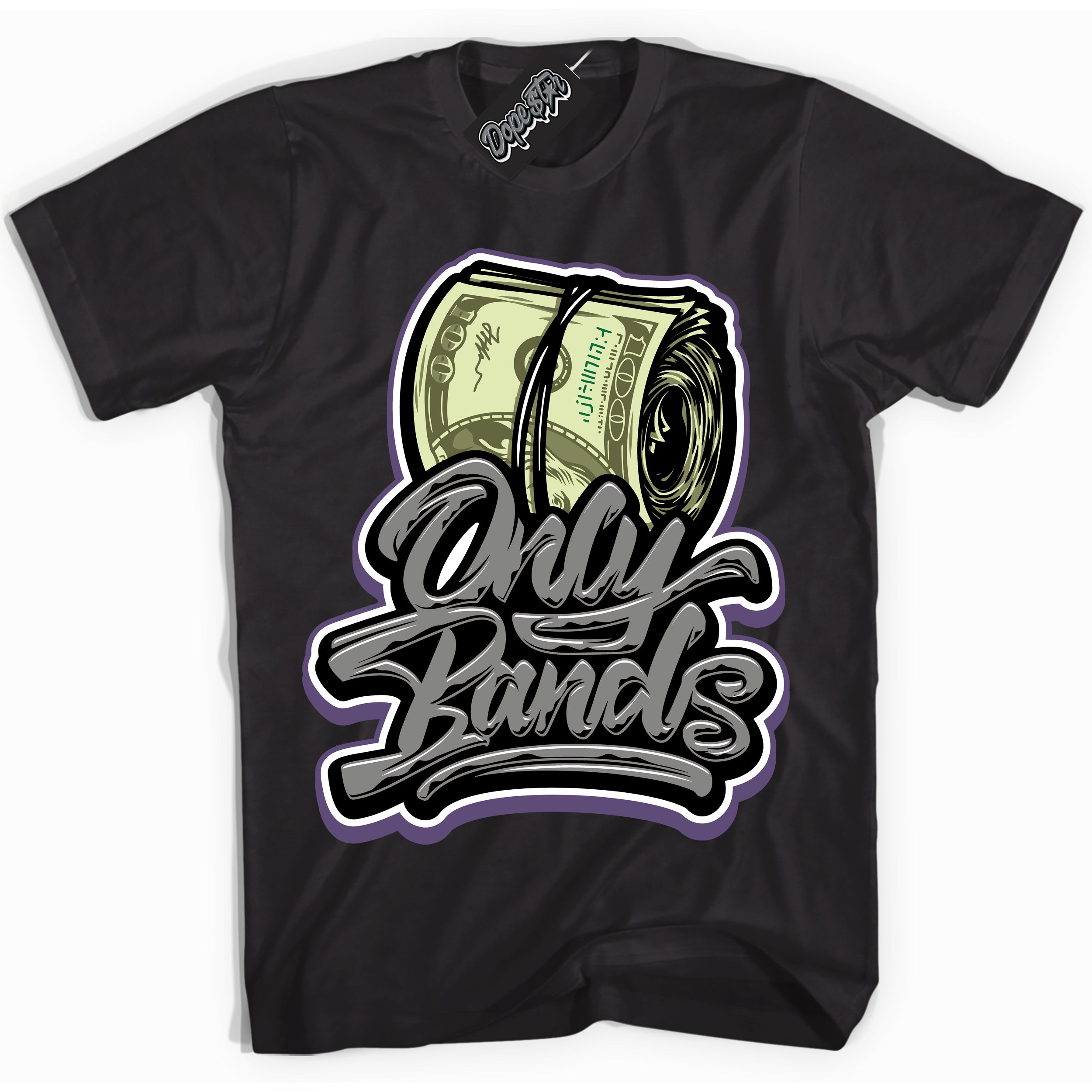 Cool Black Shirt with “ Only Bands” design that perfectly matches Punk Rock 1s Sneakers.