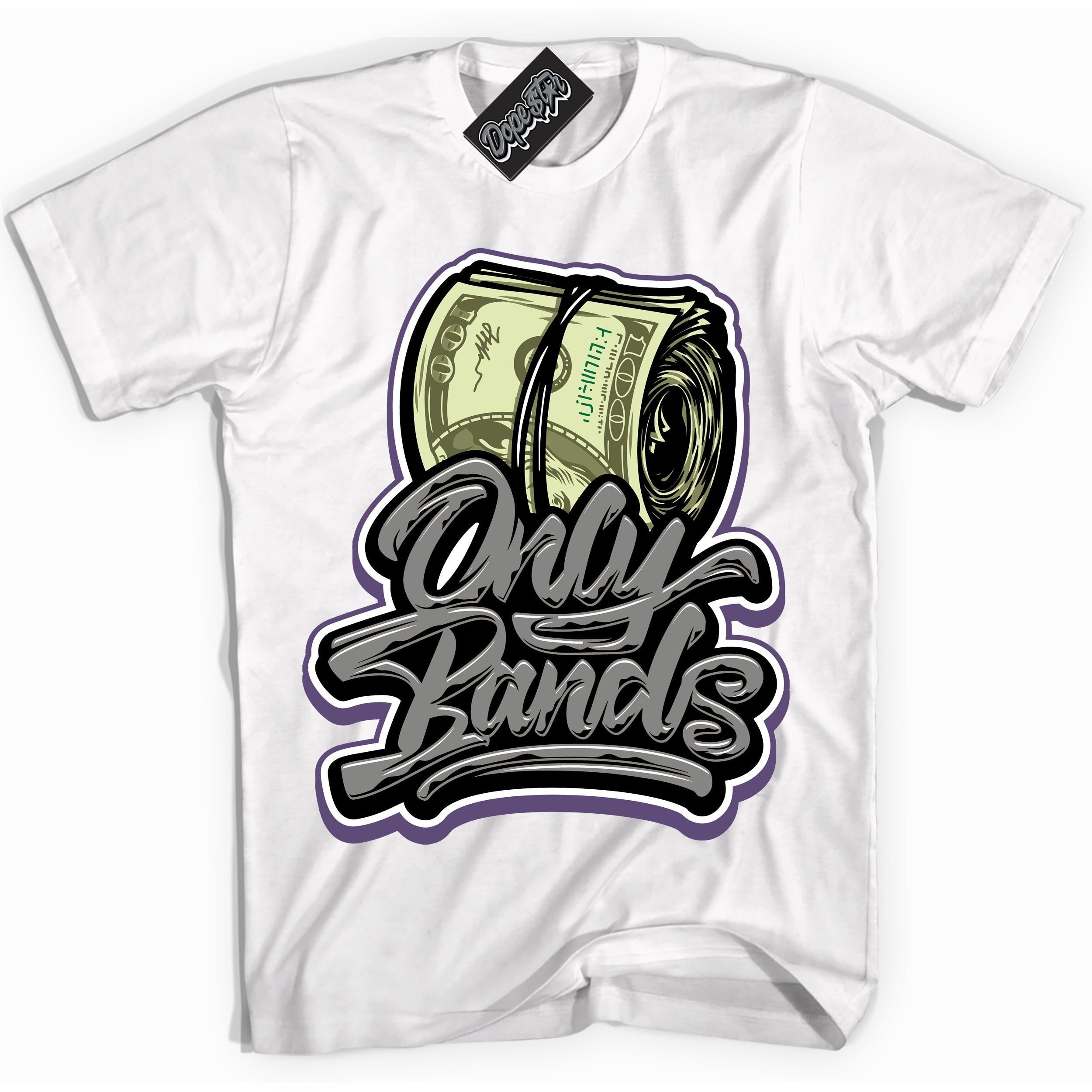 Cool White Shirt with “ Only Bands” design that perfectly matches Punk Rock 1s Sneakers.
