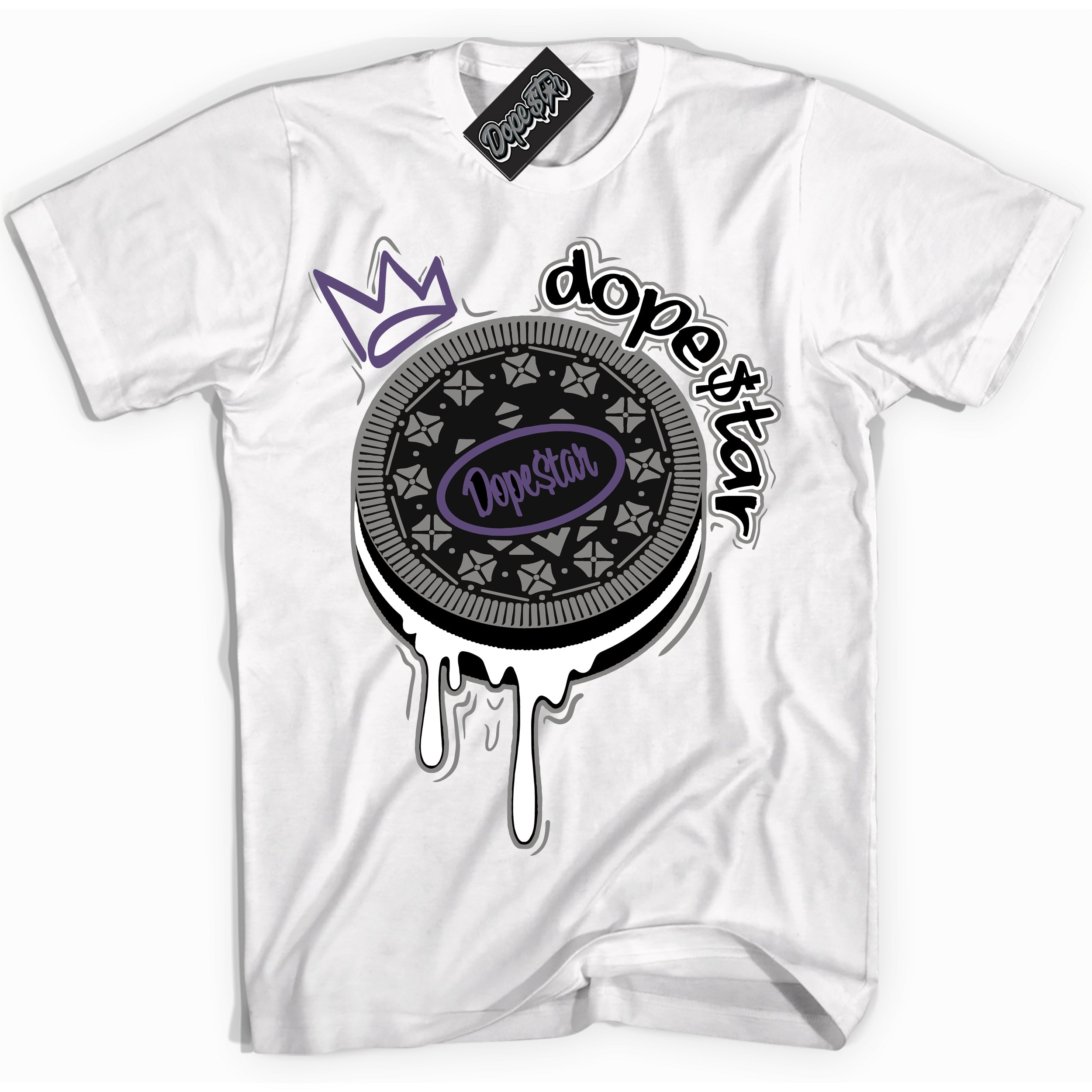 Cool White Shirt with “ Oreo DS” design that perfectly matches Punk Rock 1s Sneakers.