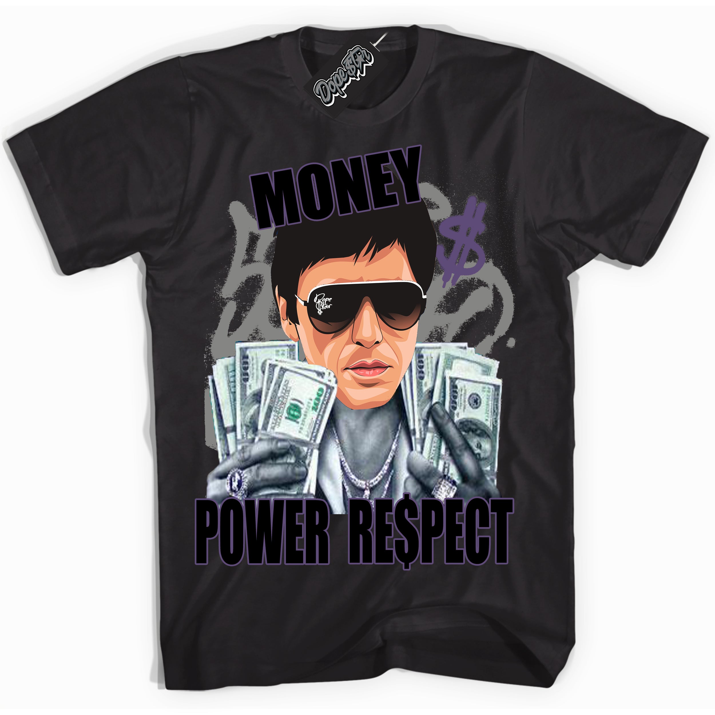 Cool Black Shirt with “ Tony Montana” design that perfectly matches Punk Rock 1s Sneakers.