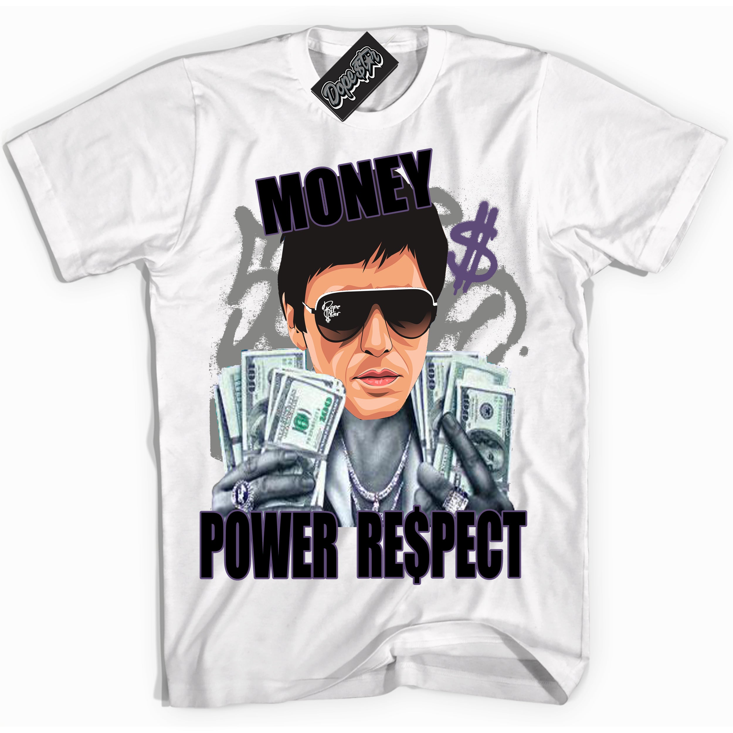 Cool White Shirt with “ Tony Montana” design that perfectly matches Punk Rock 1s Sneakers.