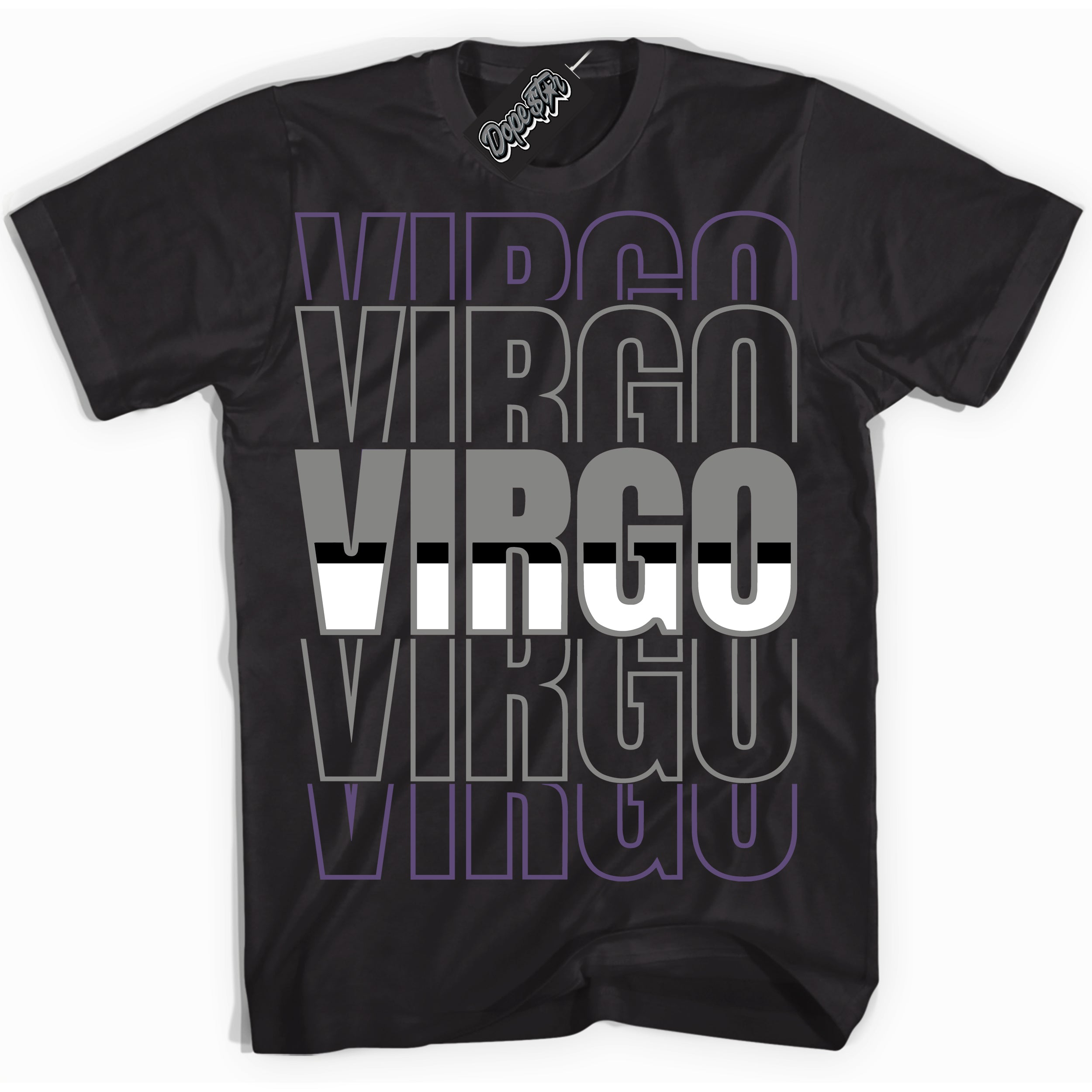Cool Black Shirt with “ Virgo” design that perfectly matches Punk Rock 1s Sneakers.