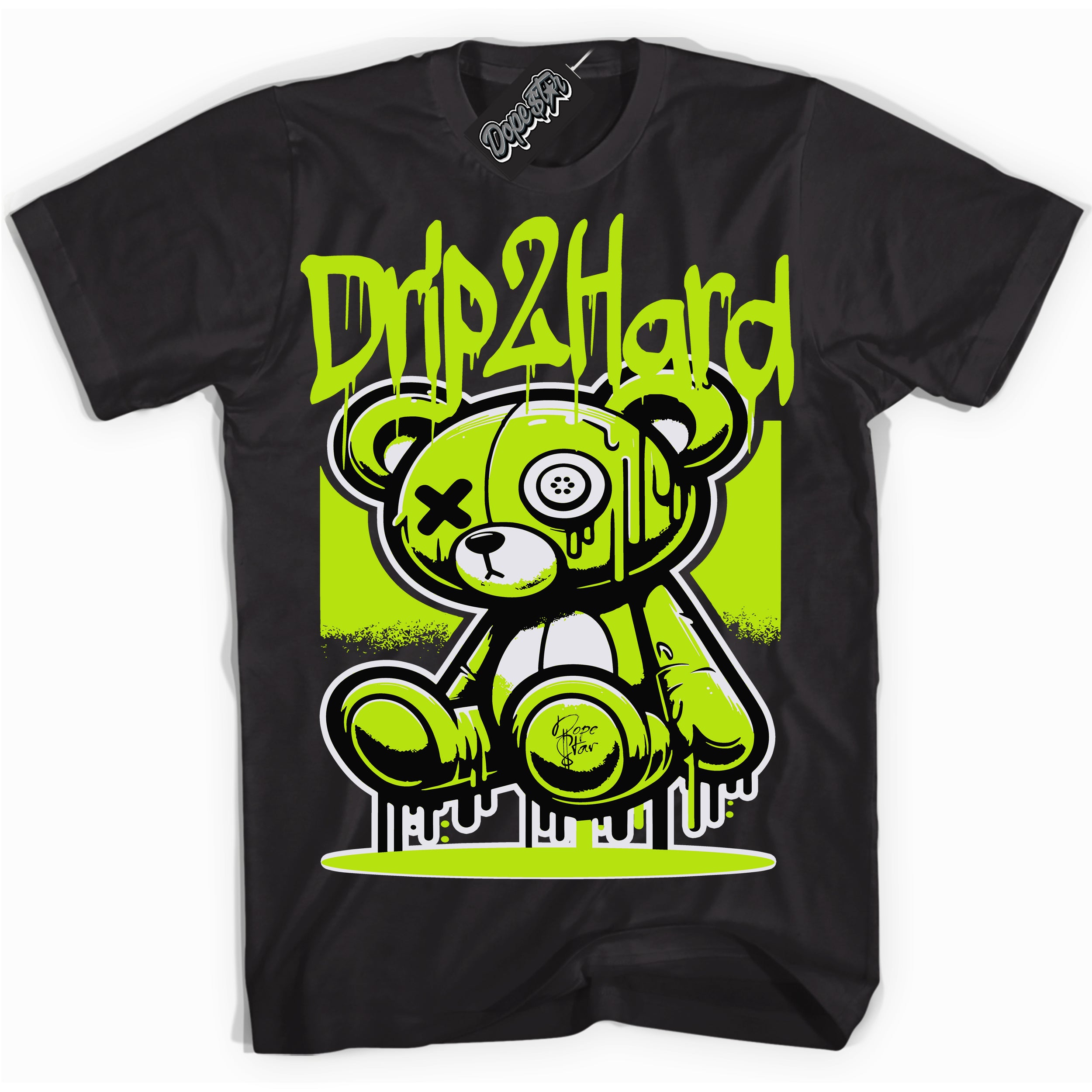 Cool Black graphic tee with “ Drip 2 Hard ” design, that perfectly matches Visionaire 1s