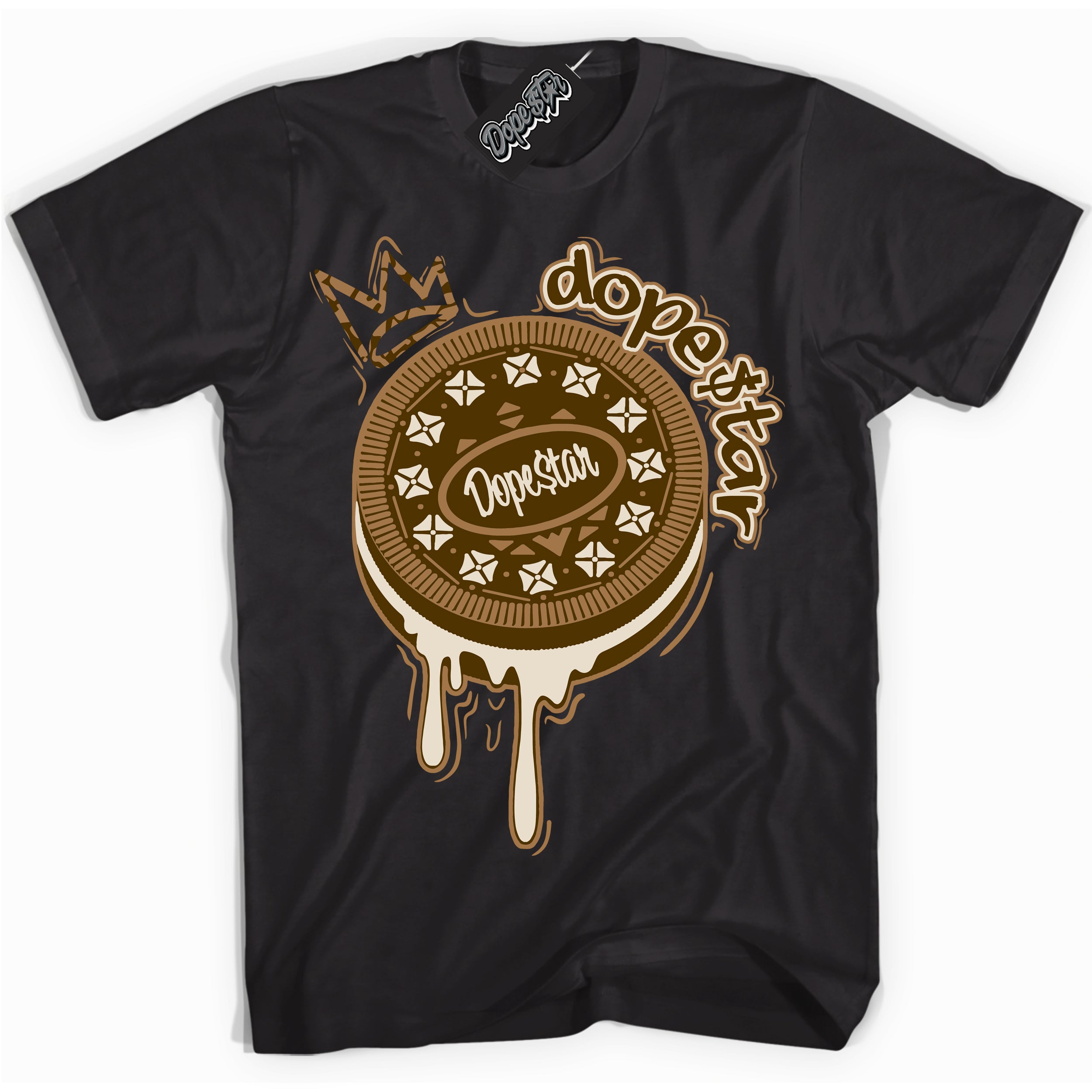 Cool Black graphic tee with “ Oreo DS ” design, that perfectly matches Palomino 3s sneakers 