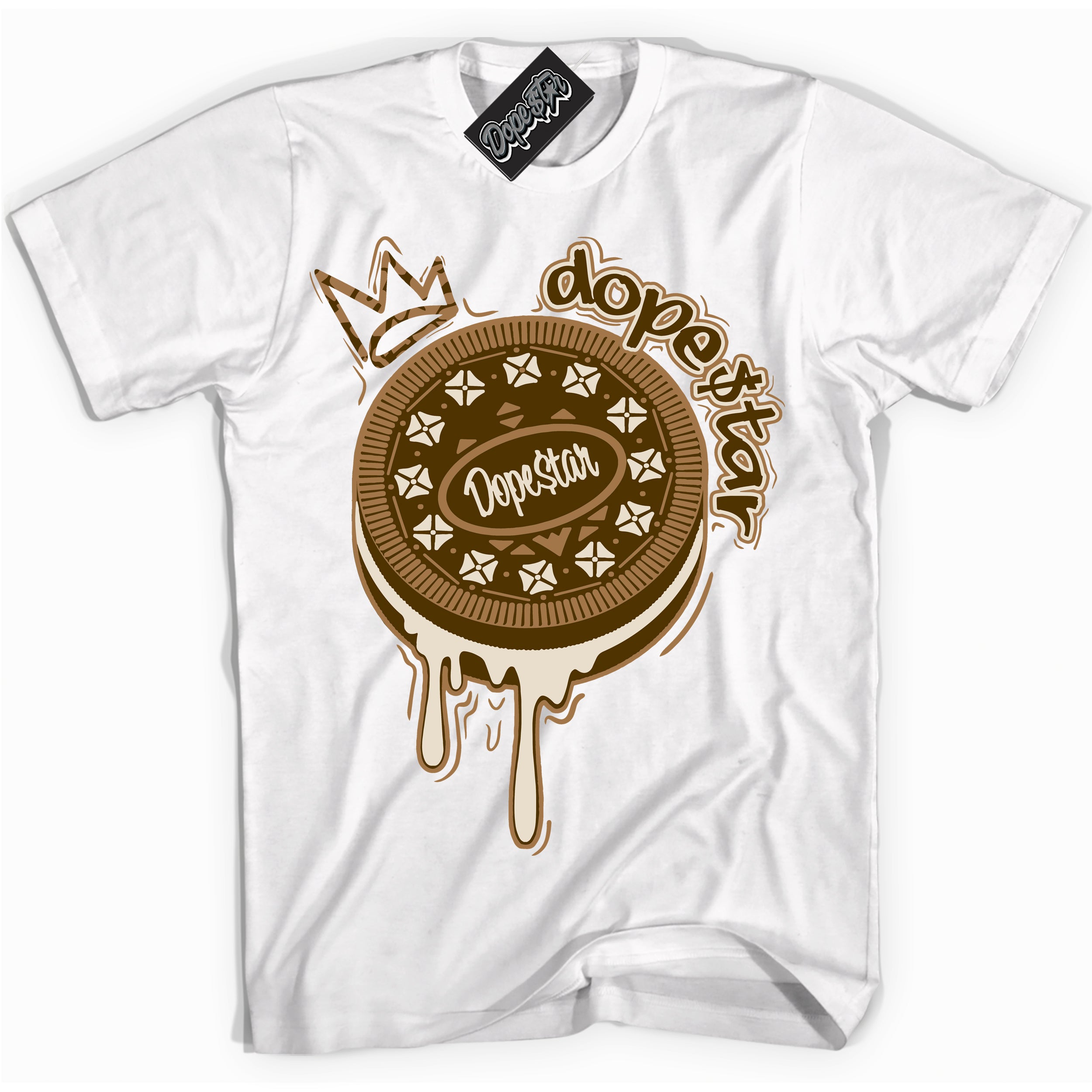 Cool White graphic tee with “ Oreo DS ” design, that perfectly matches Palomino 3s sneakers 