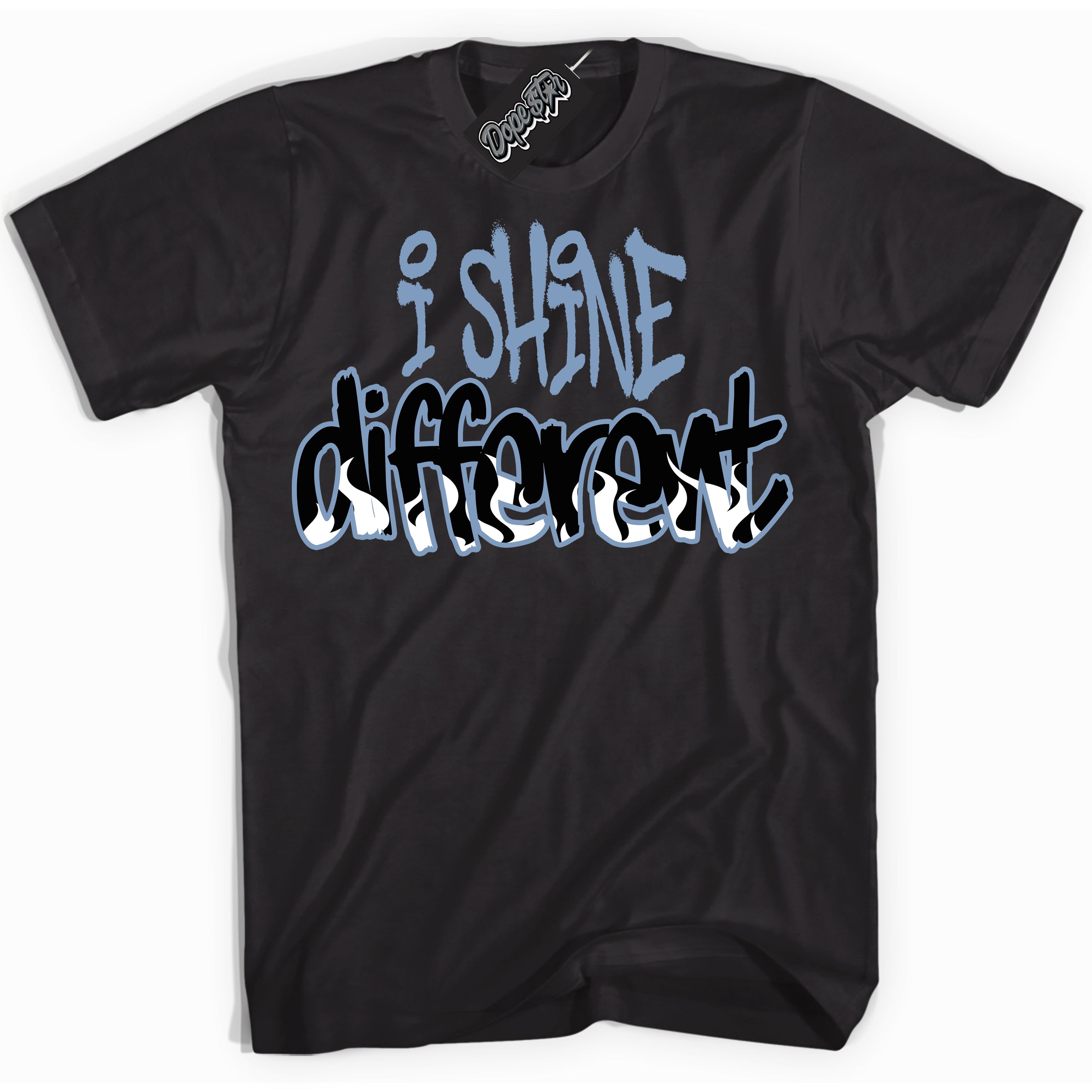 Cool Black Shirt with “ I Shine Different” design that perfectly matches Reverse Oreo 6s Sneakers.