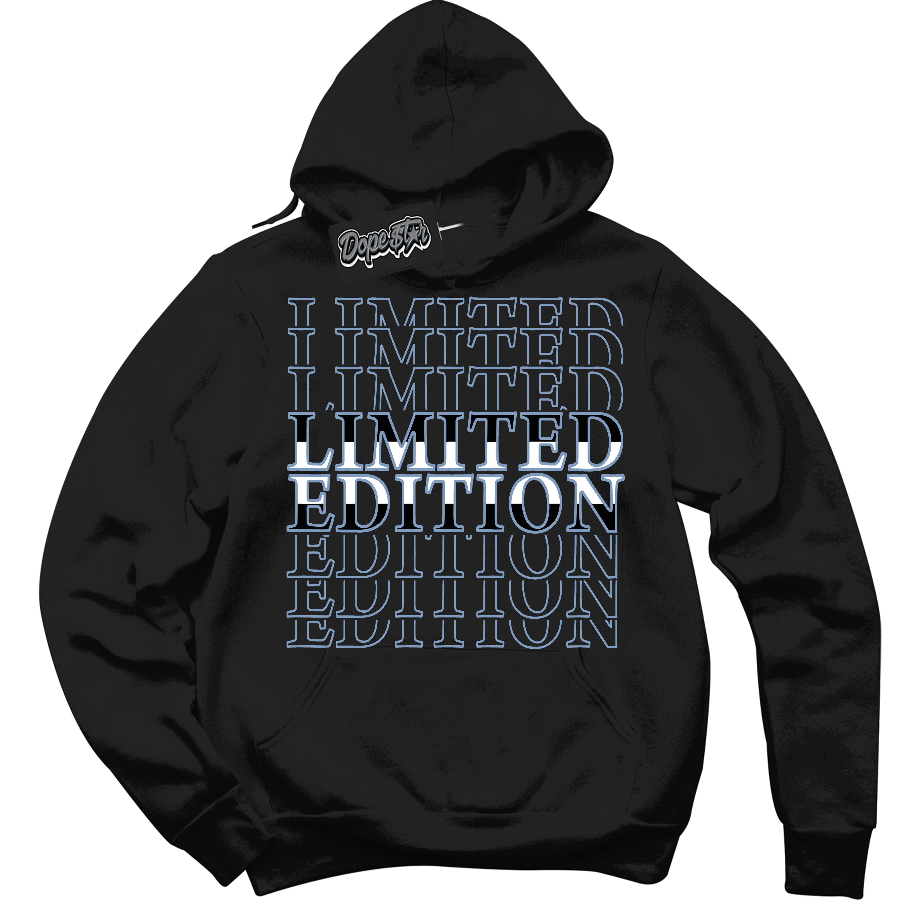 Cool Black Hoodie with “ Limited Edition ”  design that Perfectly Matches Reverse Oreo 6s Sneakers.