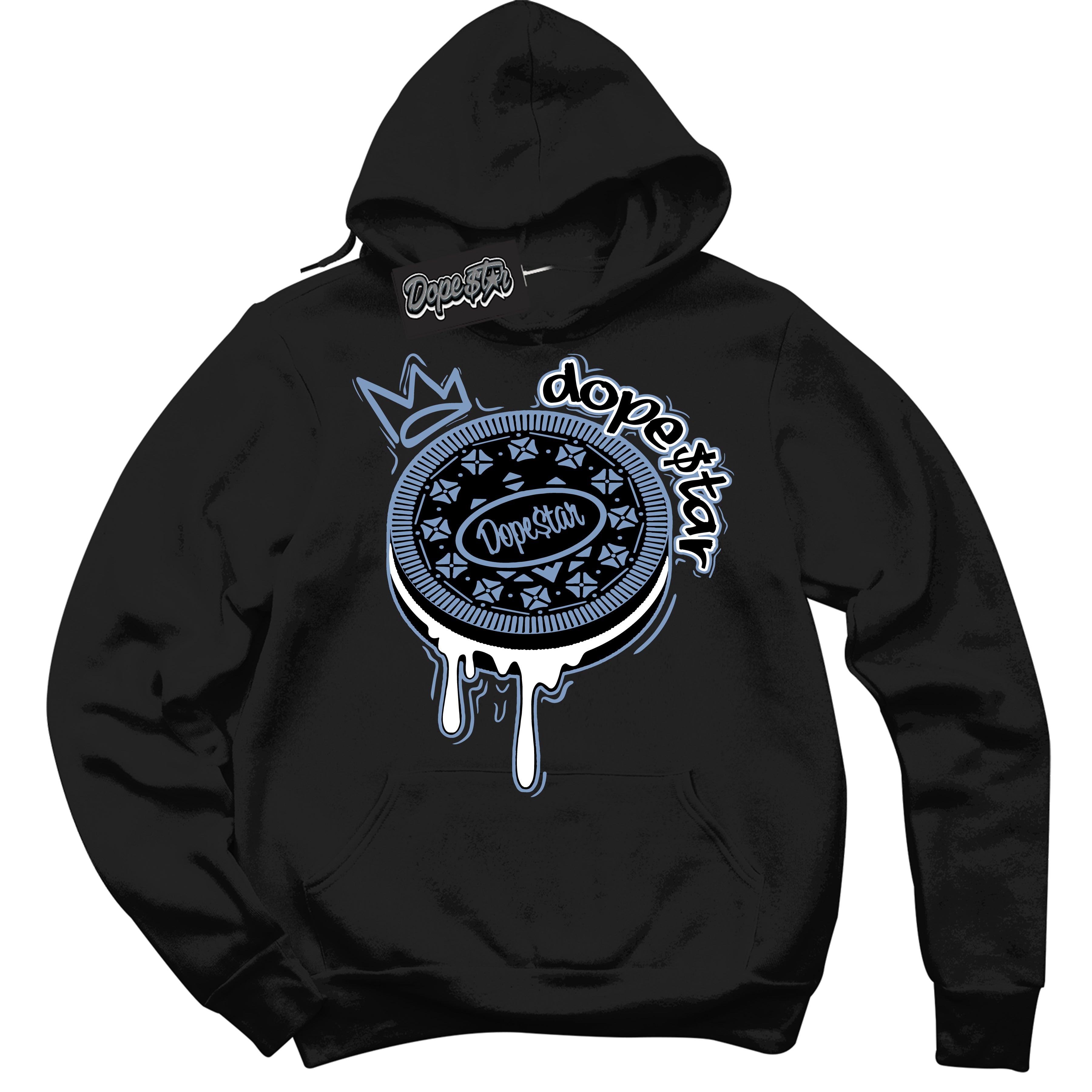 Cool Black Hoodie with “ Oreo DS ”  design that Perfectly Matches Reverse Oreo 6s Sneakers.