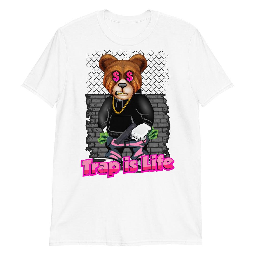 14s Low Shocking Pink Shirt Trap Is Life