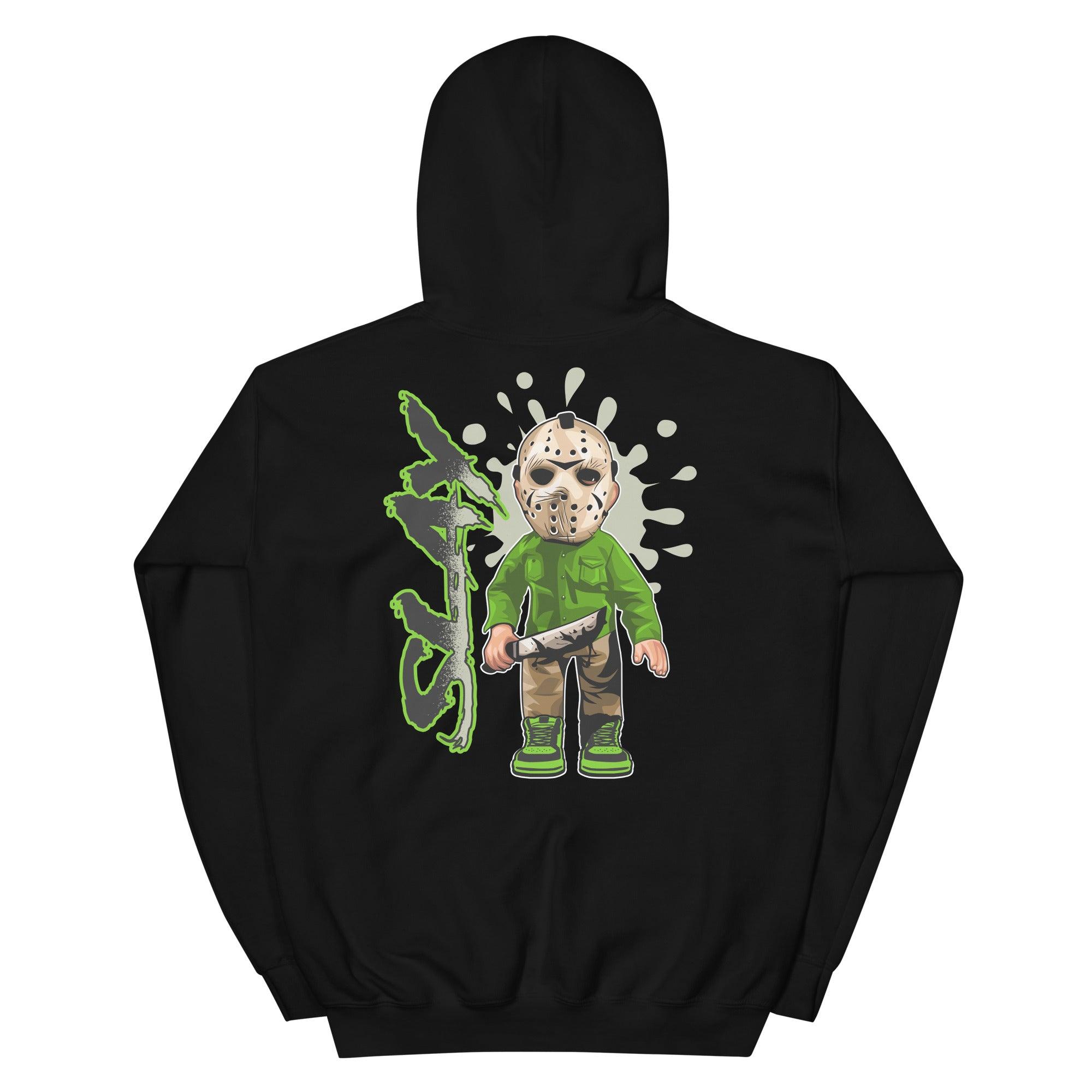 6 Electric Green Hoodie Slay - Sneaker Shirts Outlet