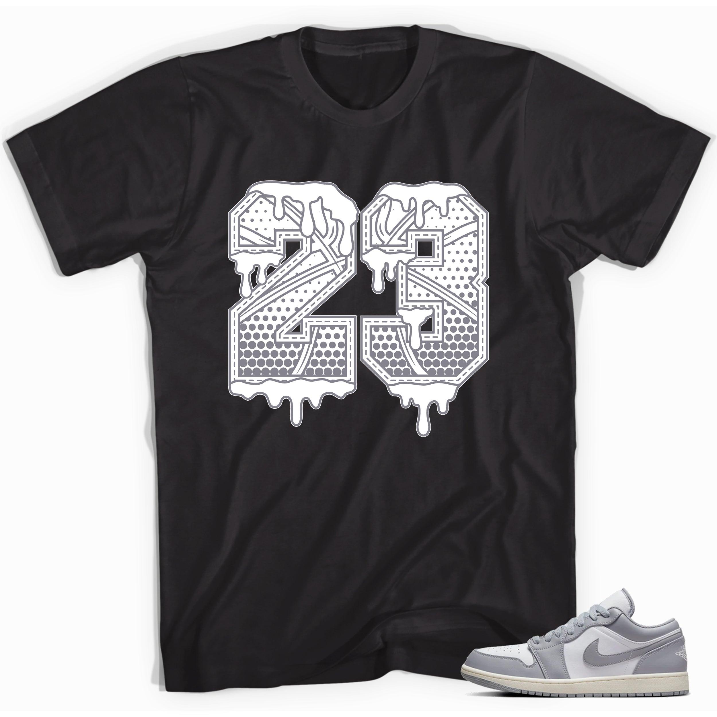 23 Ball Shirt AJ 1 Low Vintage Stealth Grey photo