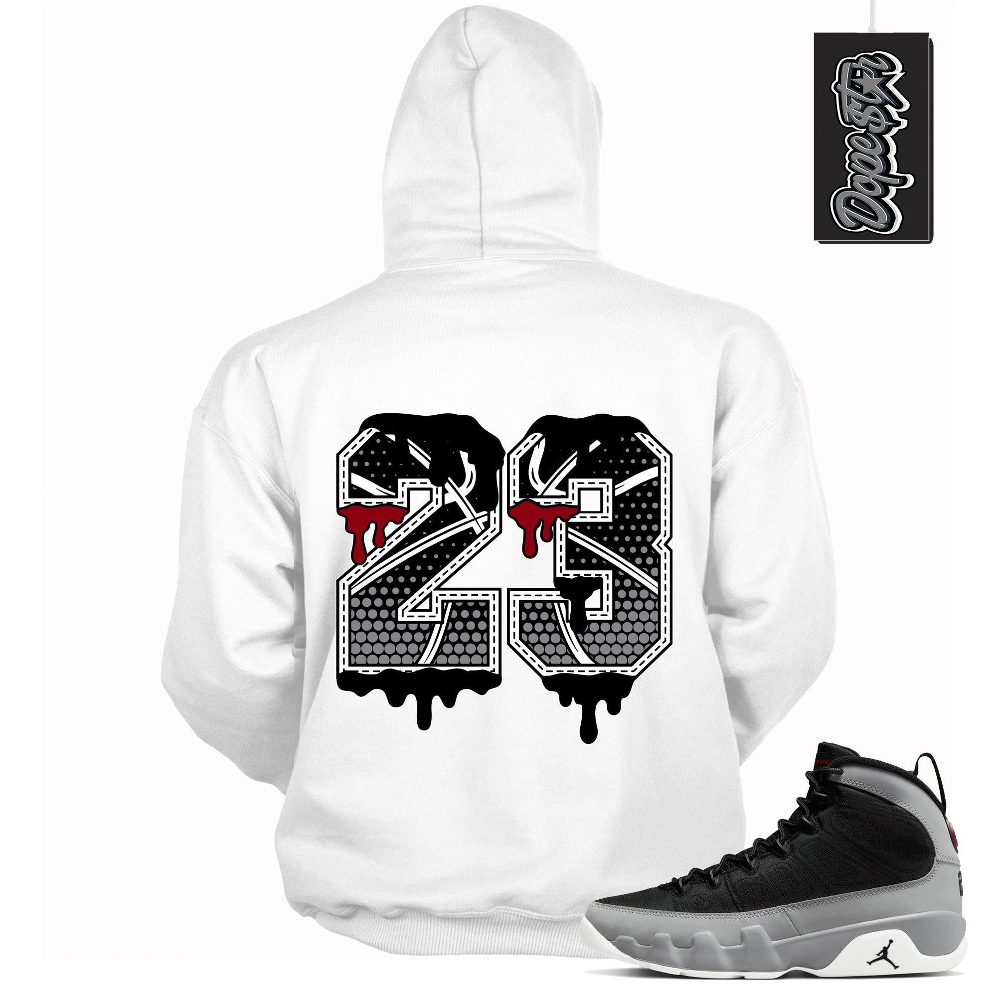 23 Ball Hoodie Air Jordan 9 Particle Grey photo