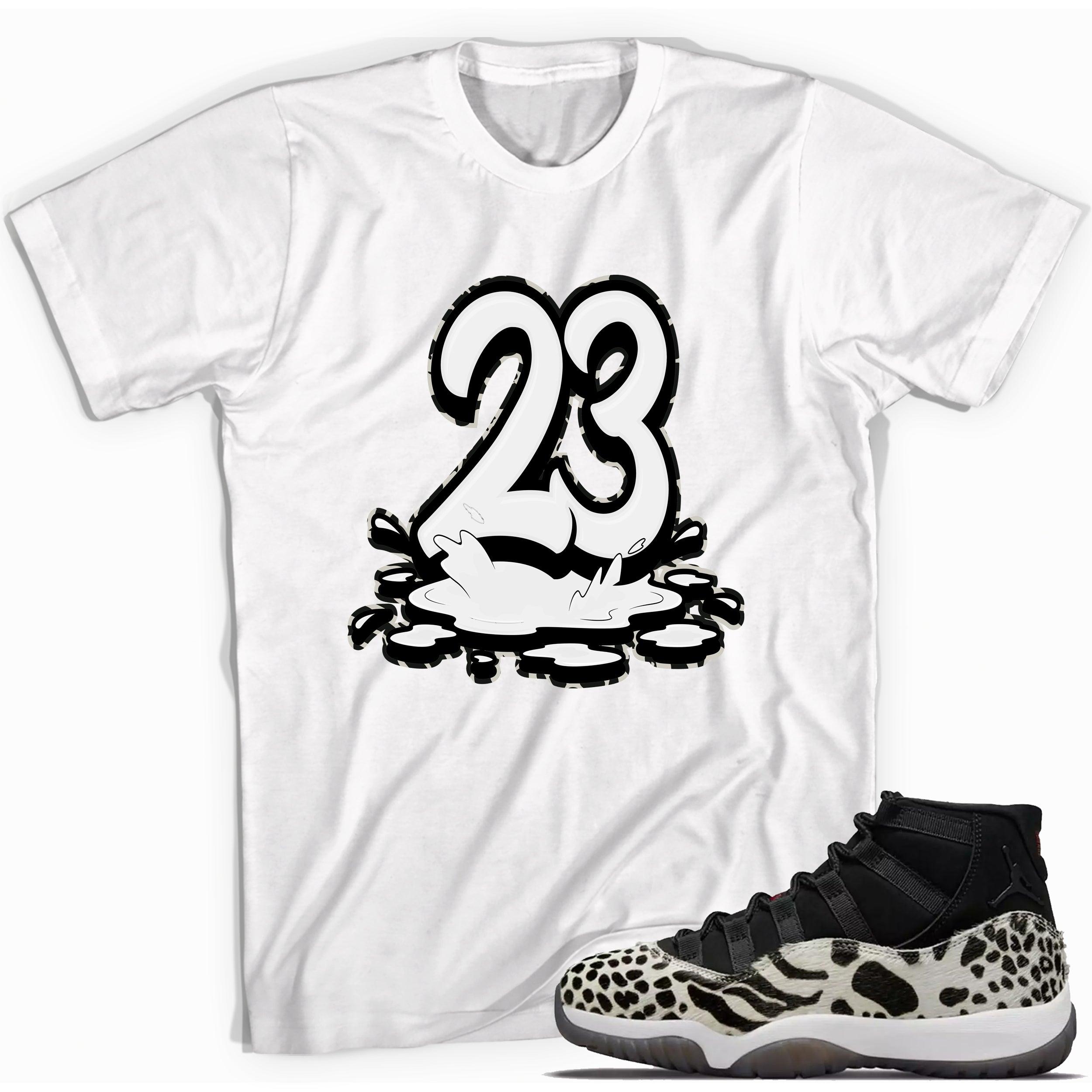 Number 23 Melting Shirt AJ 11 Animal Instinct photo